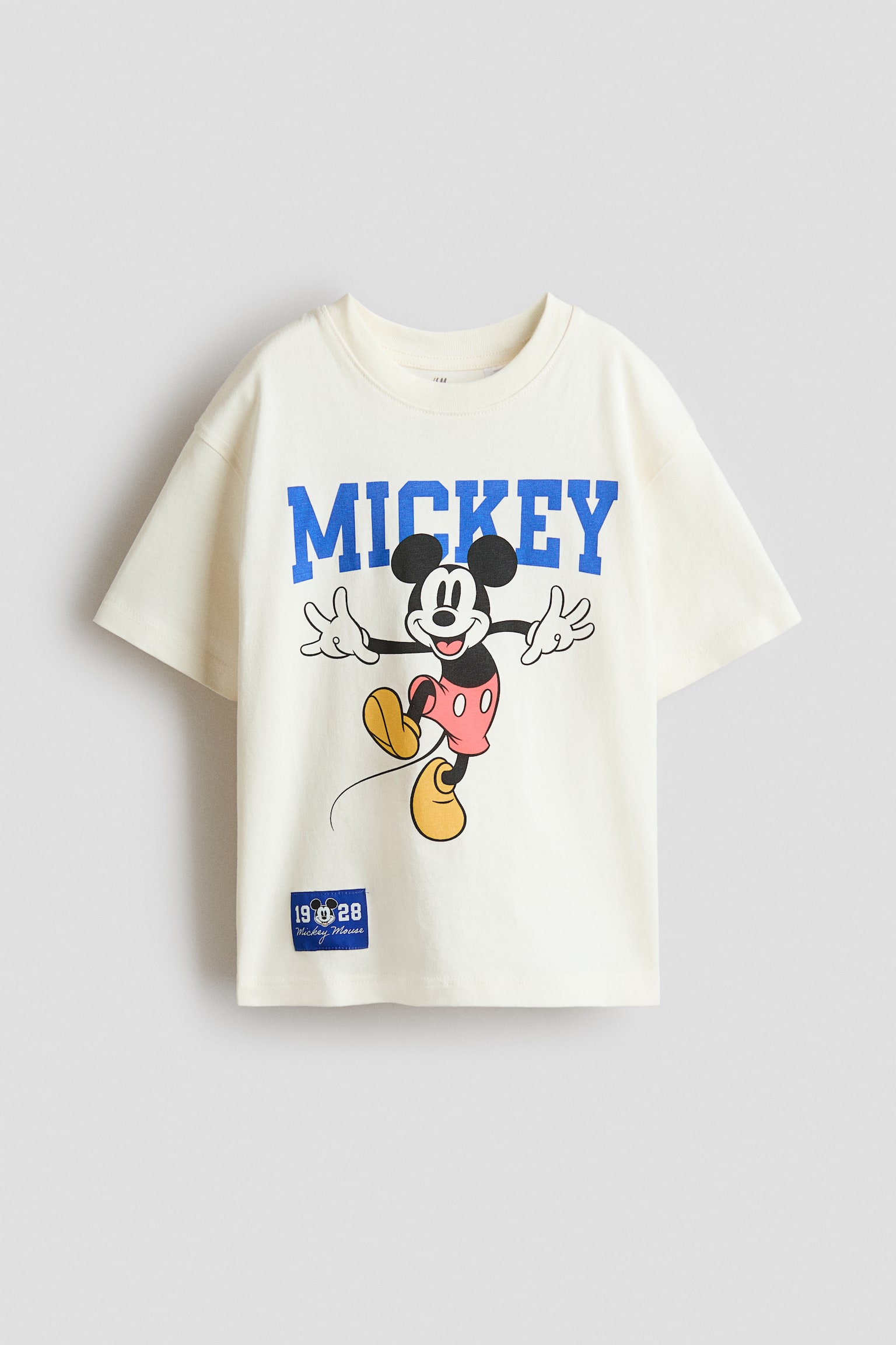 Oversized printed T-shirt - White/Mickey Mouse/Cream/Mickey Mouse/Grey marl/Minecraft/Grey marl/Batwheels/Green/Among Us/White/Pokémon/Dark grey/Minecraft/Blue/Pokémon/White/Marvel Comics/White/Stumble Guys/Light yellow/Bluey/Cream/Sesame Street/Light green/Jurassic World/Navy blue/NBA/Cream/Bluey/Light blue/Spider-Man/Grey/Sonic the Hedgehog/Blue/Lilo & Stitch/Light blue/Sonic the Hedgehog/Grey/Sonic the Hedgehog