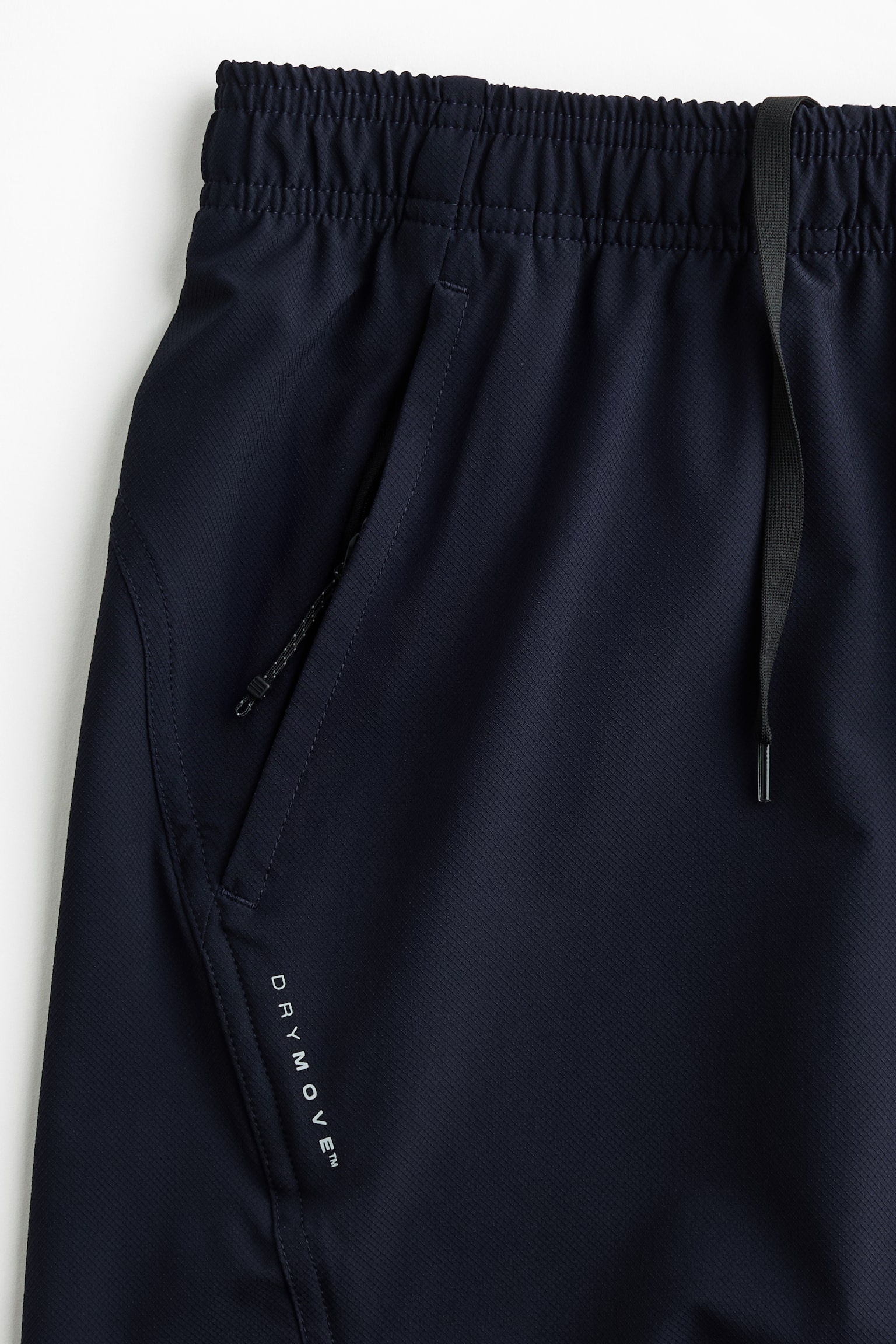 Sports shorts with DryMove™ - Navy blue/Dark brown - 2