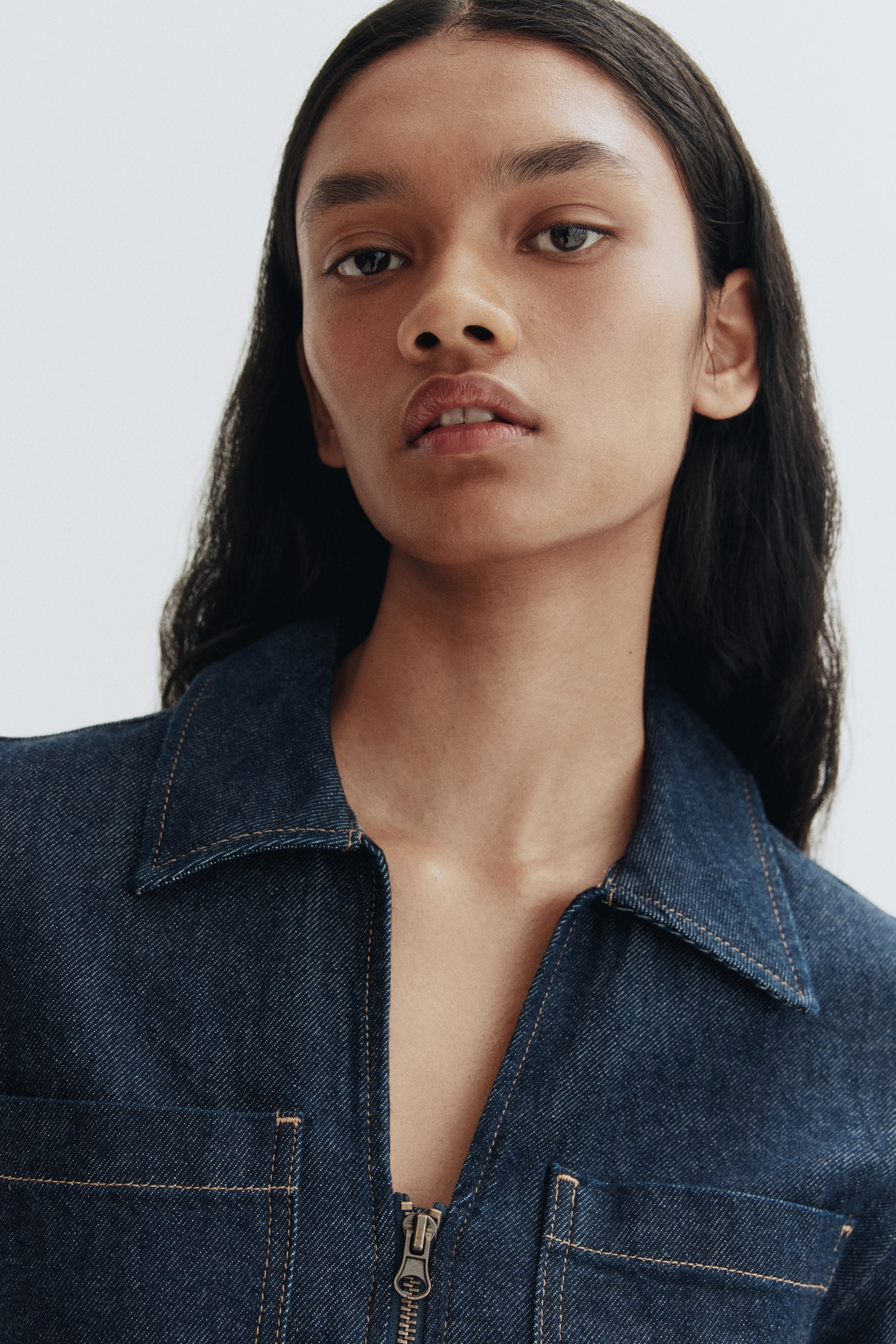 View larger image: Denim playsuit - Dark denim blue - Ladies | H&M IN 2