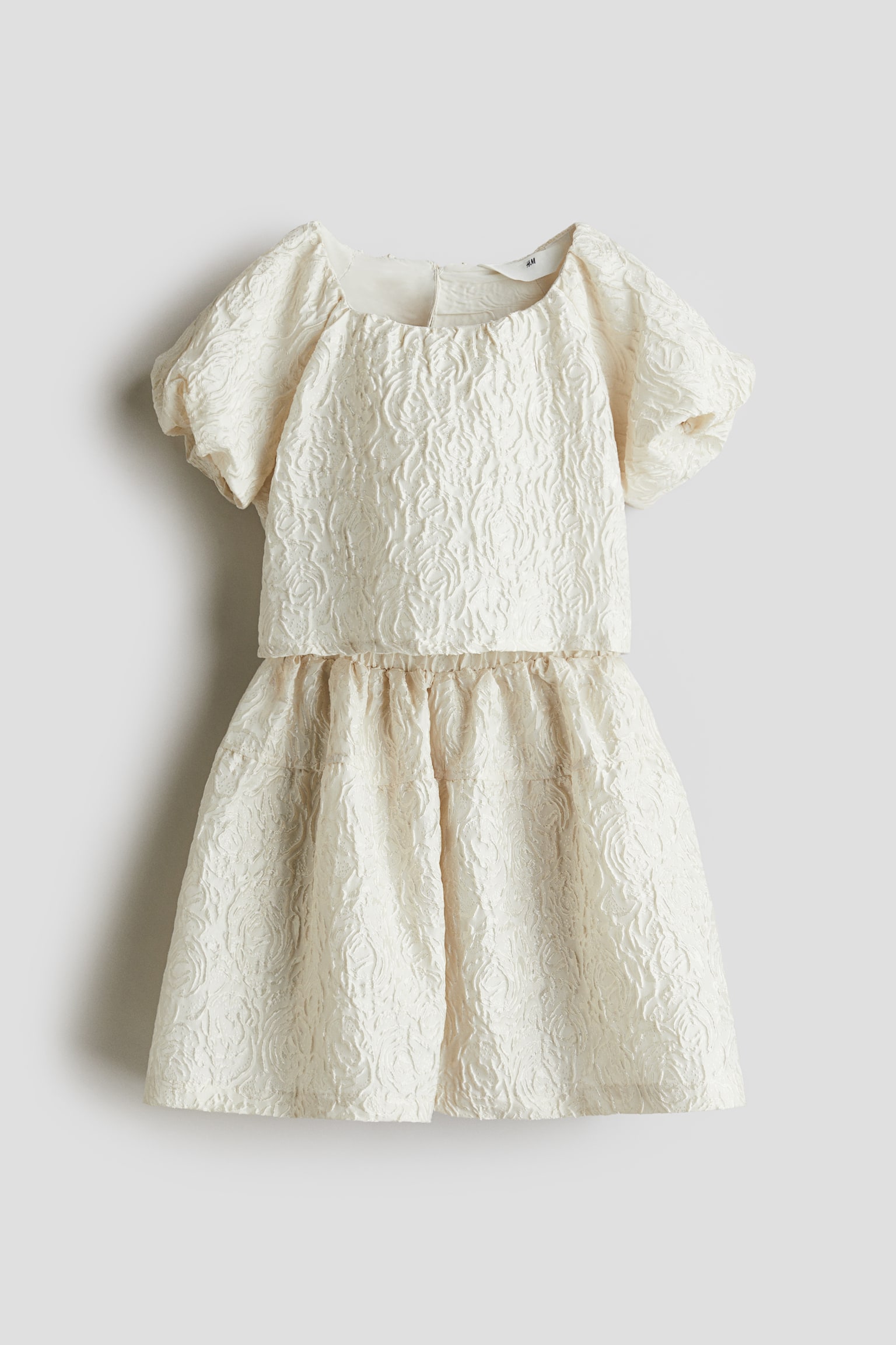 H&M 2-piece Jacquard-Weave Set, цвет: Белый — фото 1