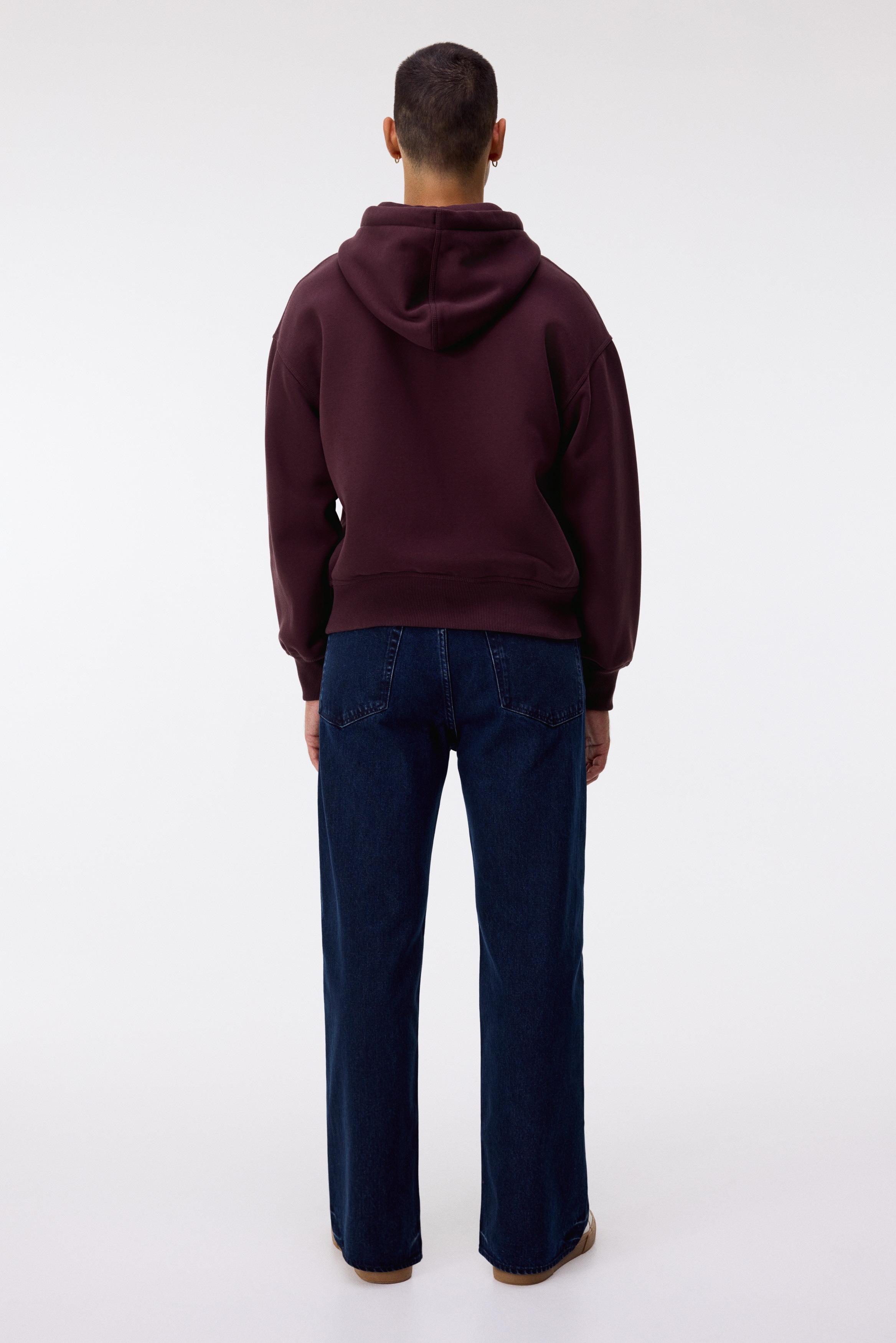 Oversized Fit Zip-through hoodie