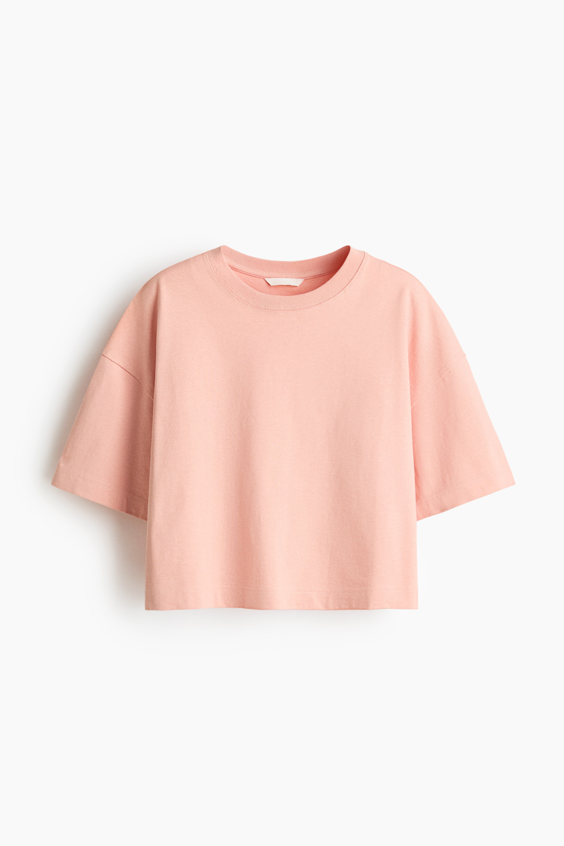 Agrandir l'image: T-shirt boxy - Rose clair - FEMME | H&M BE 1