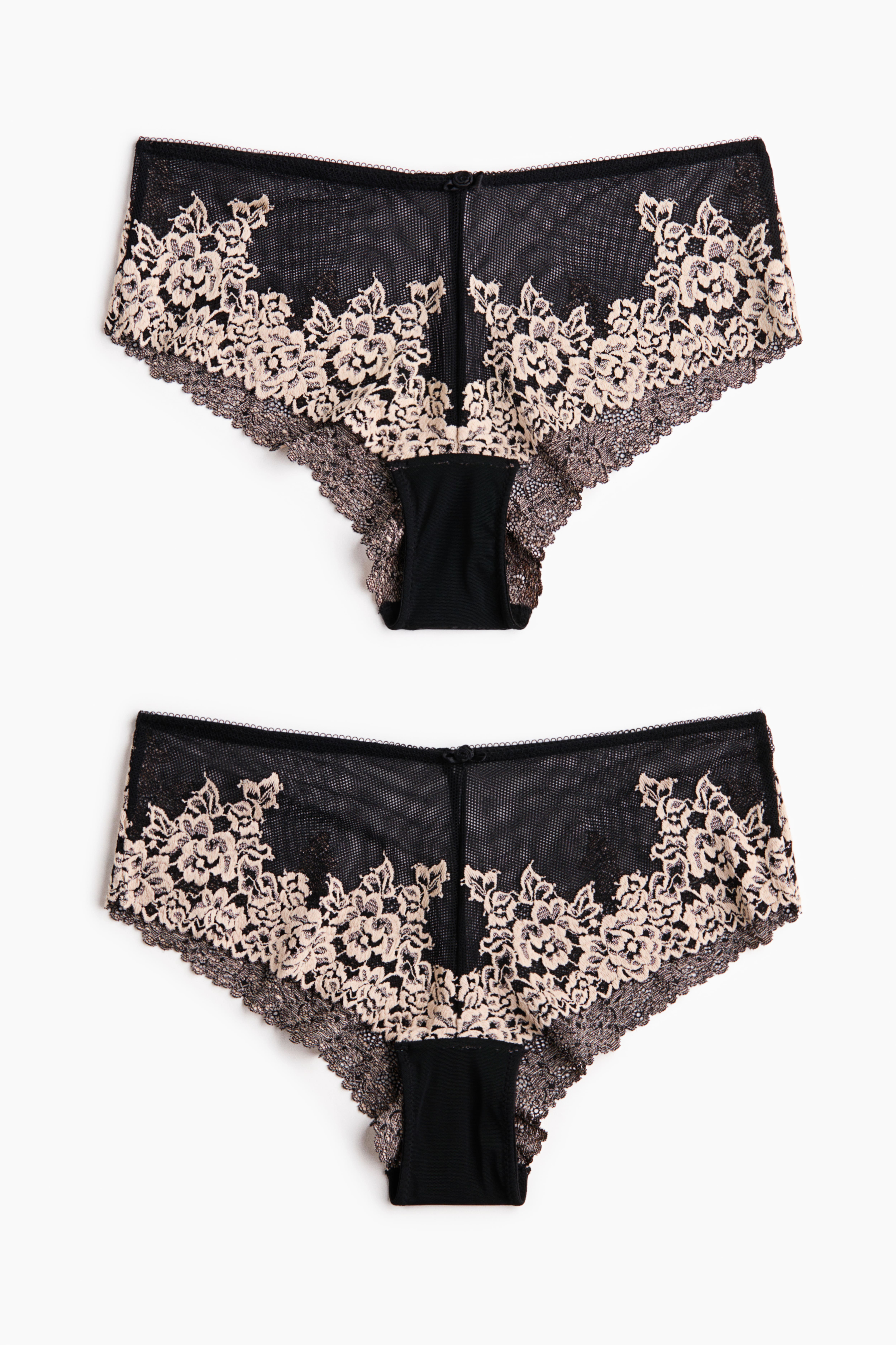 2-Pack Lace Hipster Briefs