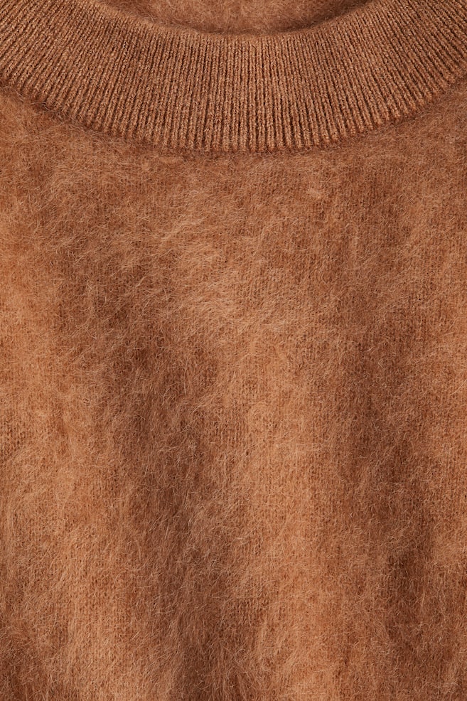 Brushed Cashmere Sweater - Light brown - 6