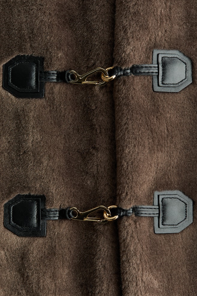Chaqueta estilo trenca-Topo oscuro - 3