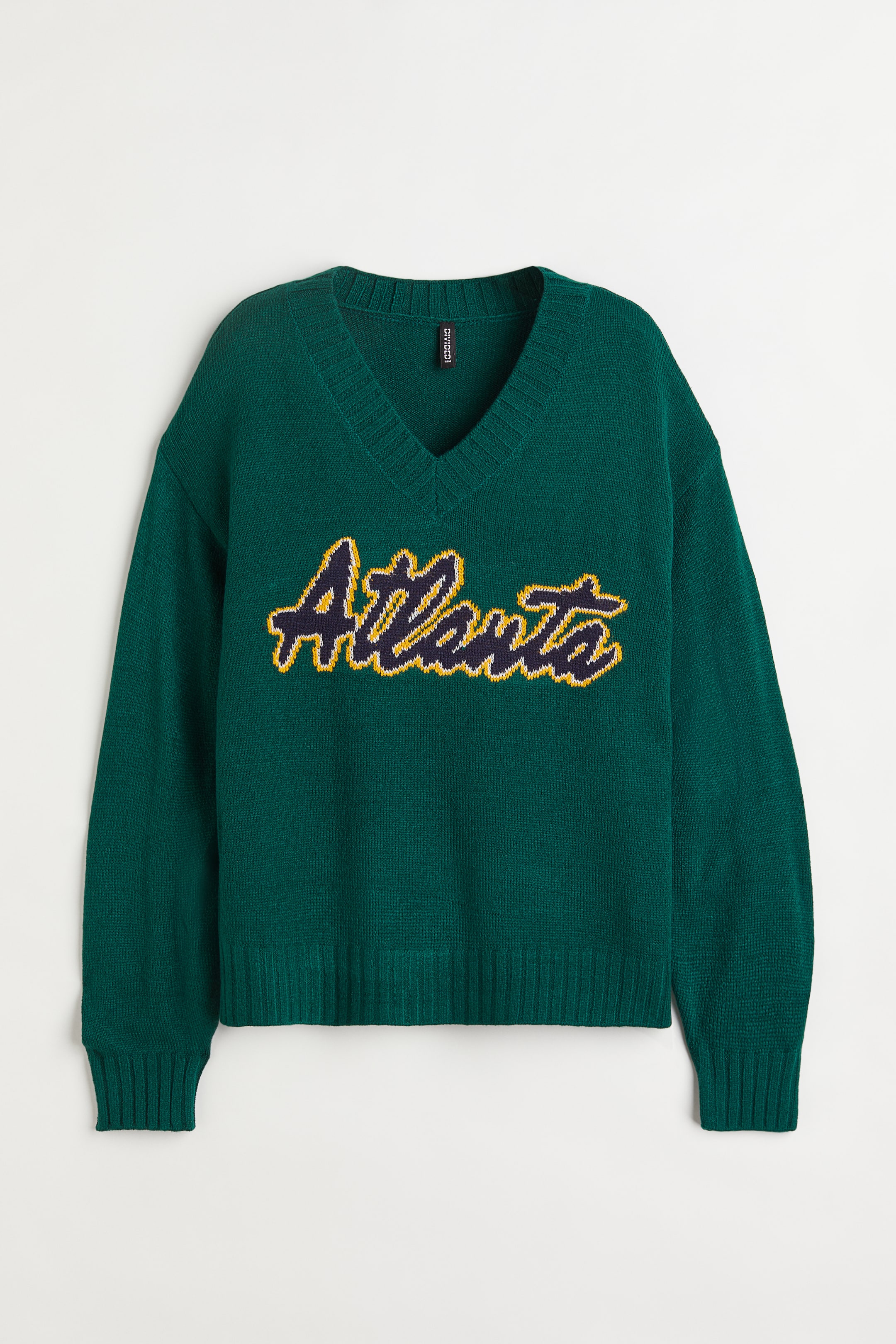 הצגת תמונה גדולה יותר: סוודר - ירוק כהה/Atlanta - Ladies | H&M IL 1