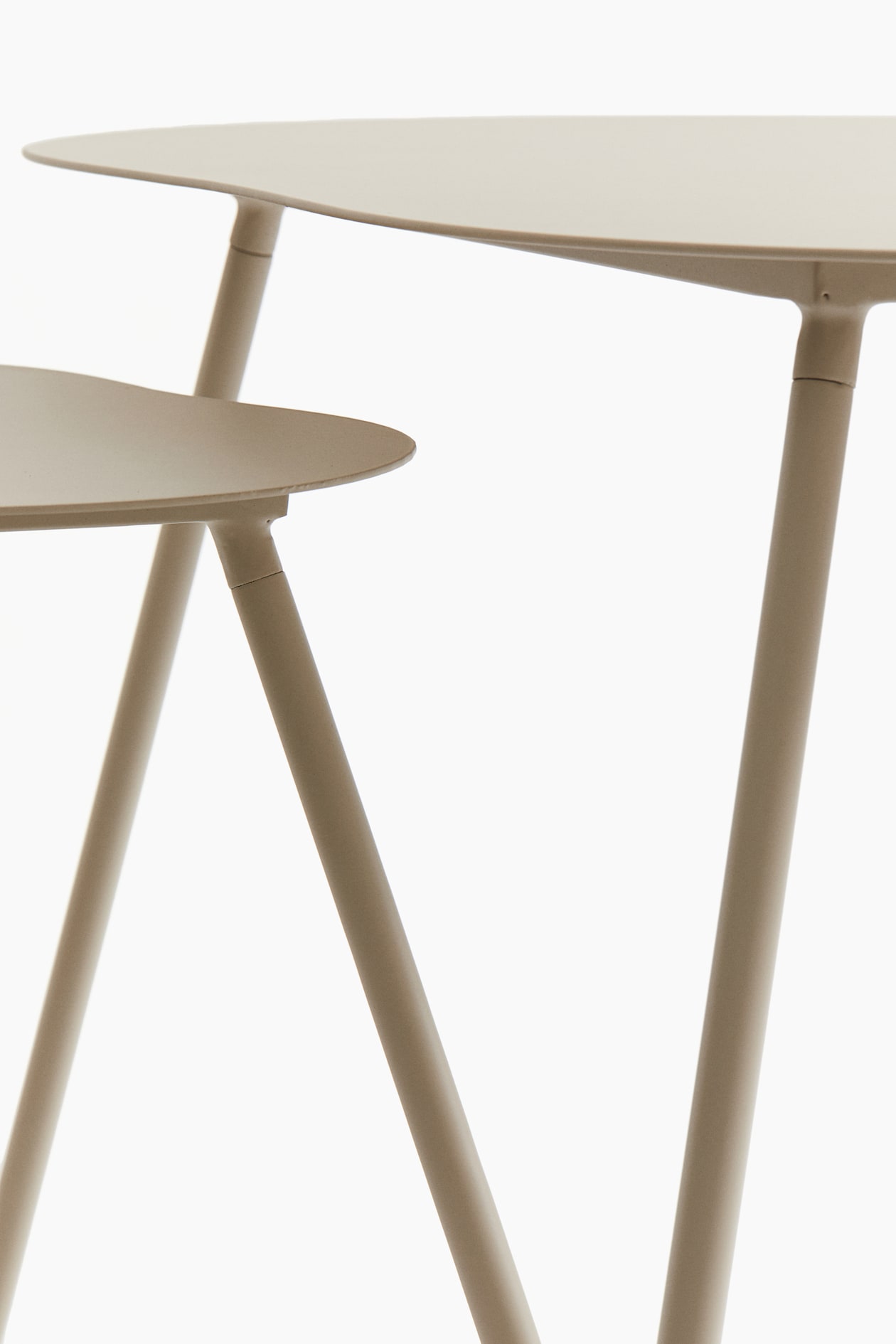 Beige Metal Side Table Set at H&M Home | H&M US
