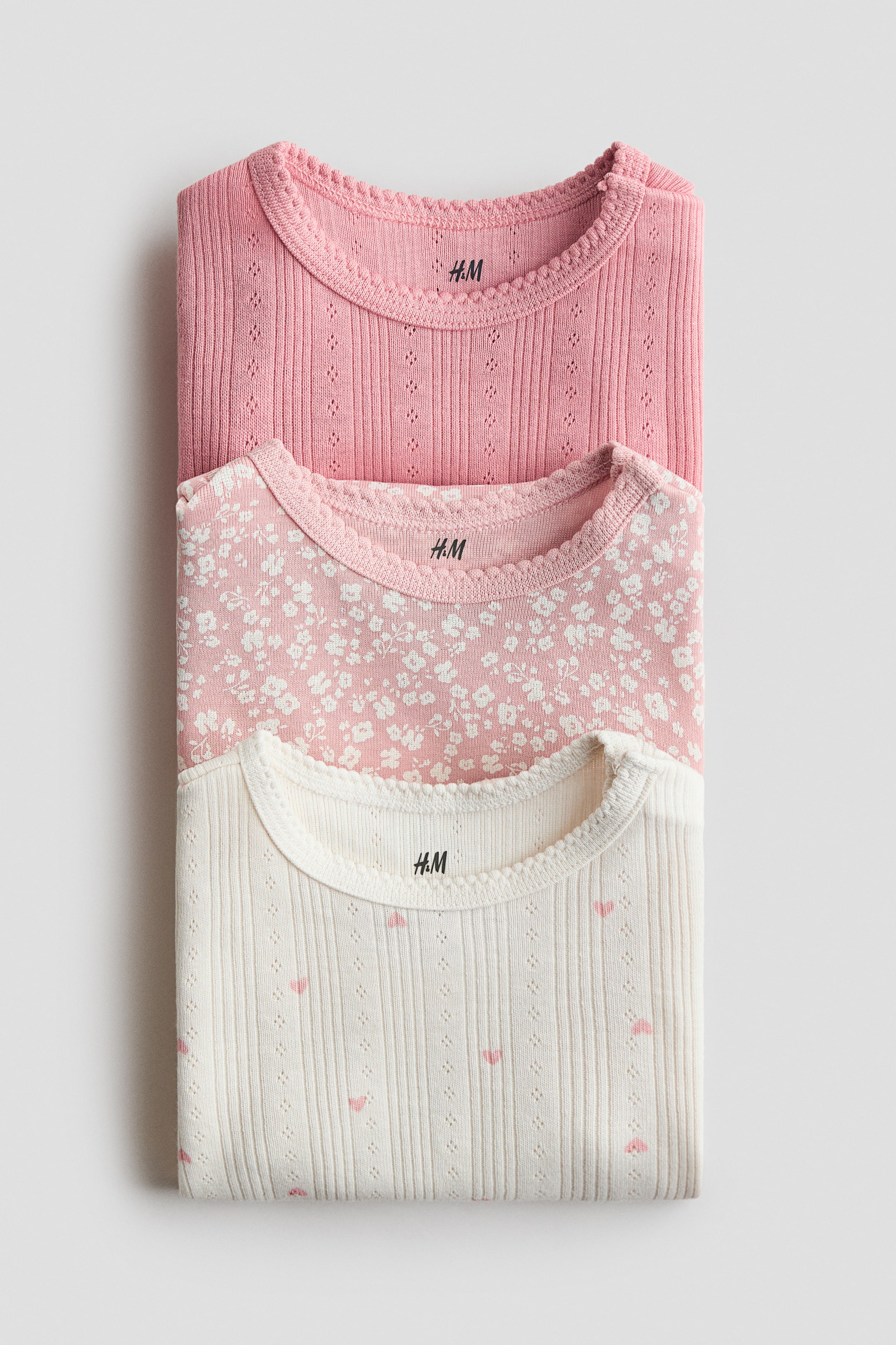 Lot de 3 maillots en coton