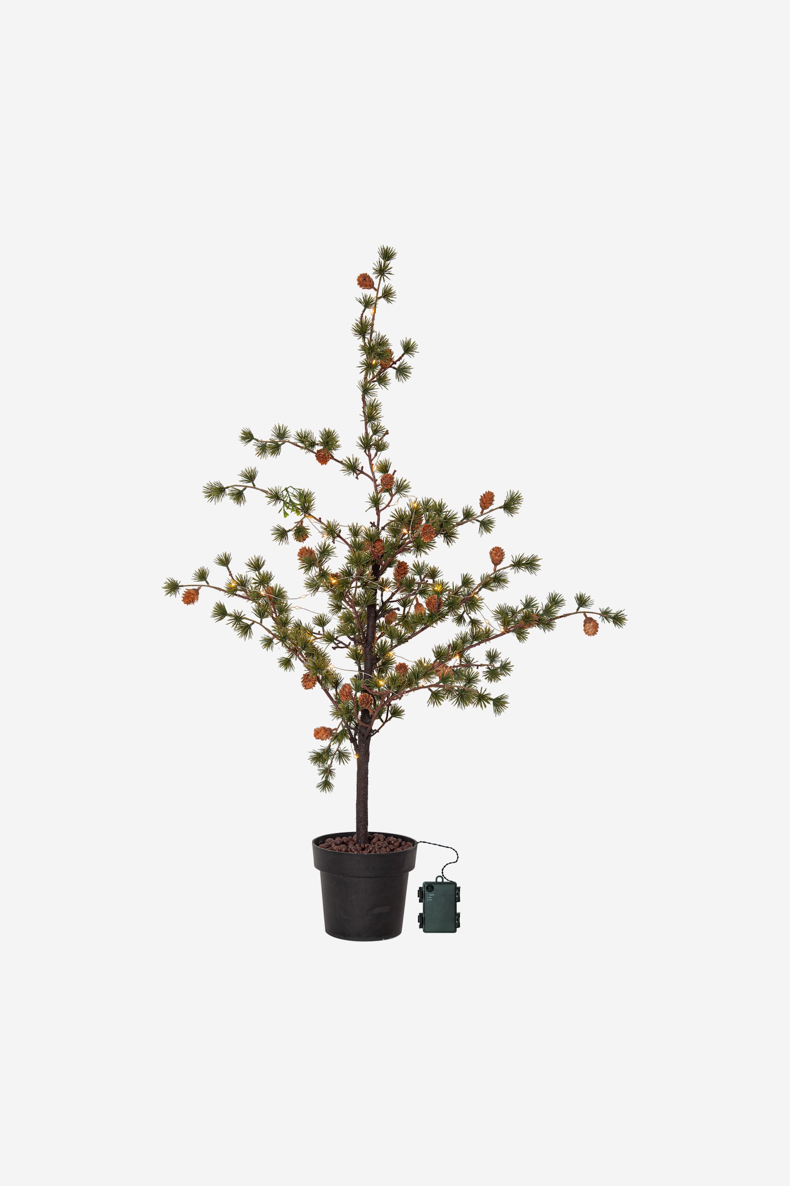Dekobaum Larix 117 cm Drinnen/draußen - Grün