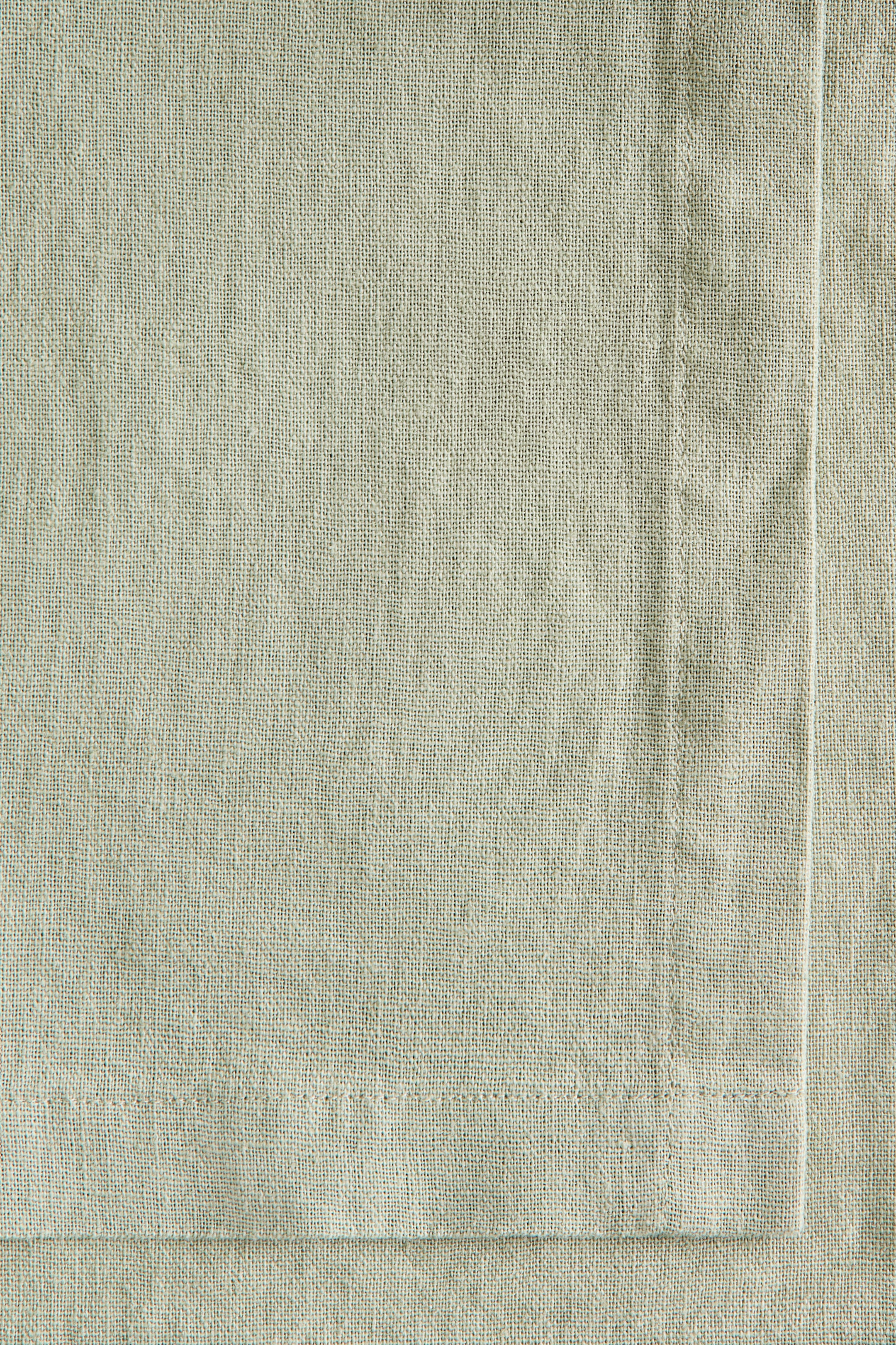 拡大画像を表示: Linen-blend tablecloth - セージグリーン - Home All | H&M JP 4