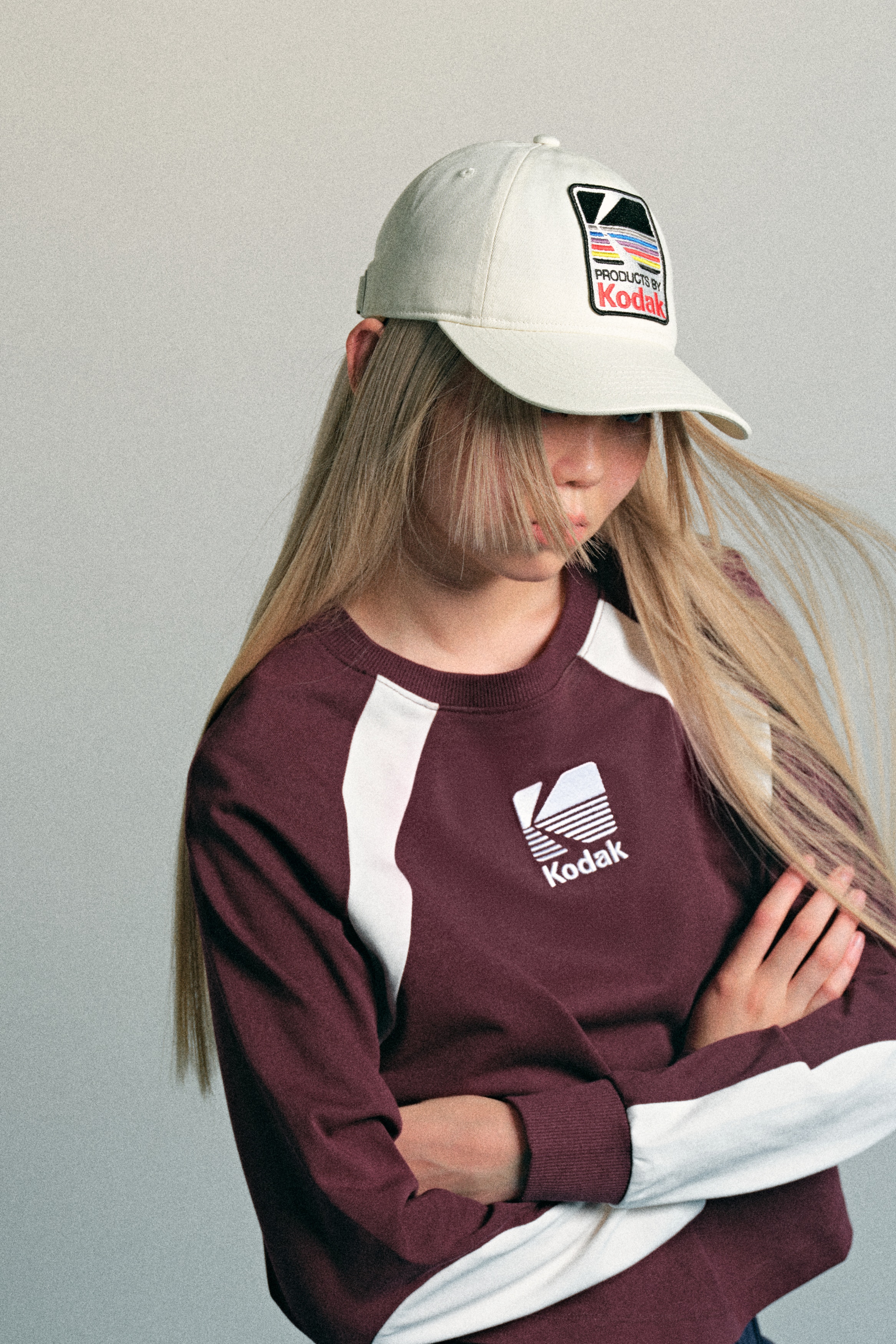 H & M - アップリケデザイン ツイルキャップ - ホワイト H & M - アップリケデザイン ツイルキャップ - ホワイト