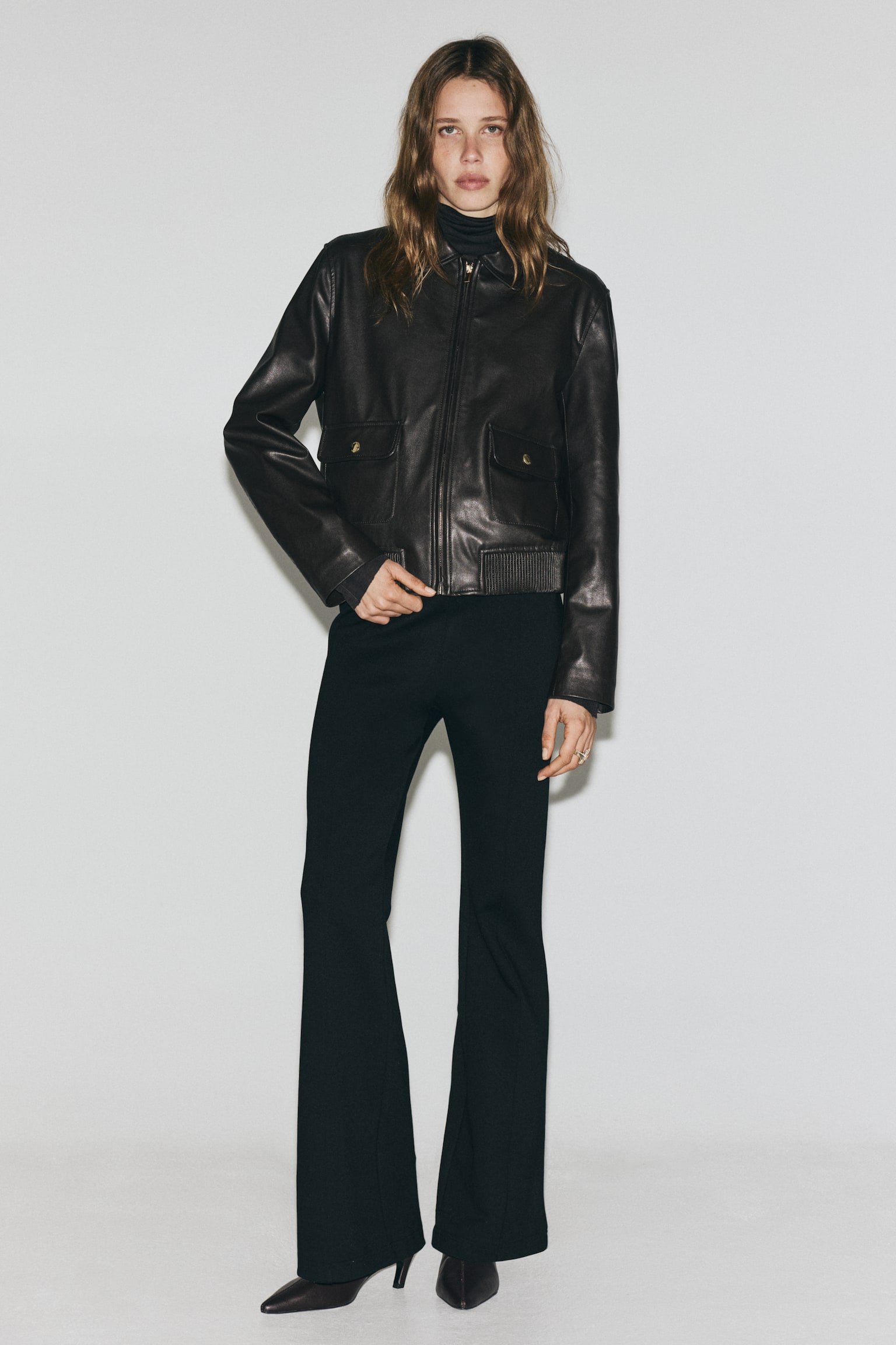 Interlock trousers - Black/Brown - 1