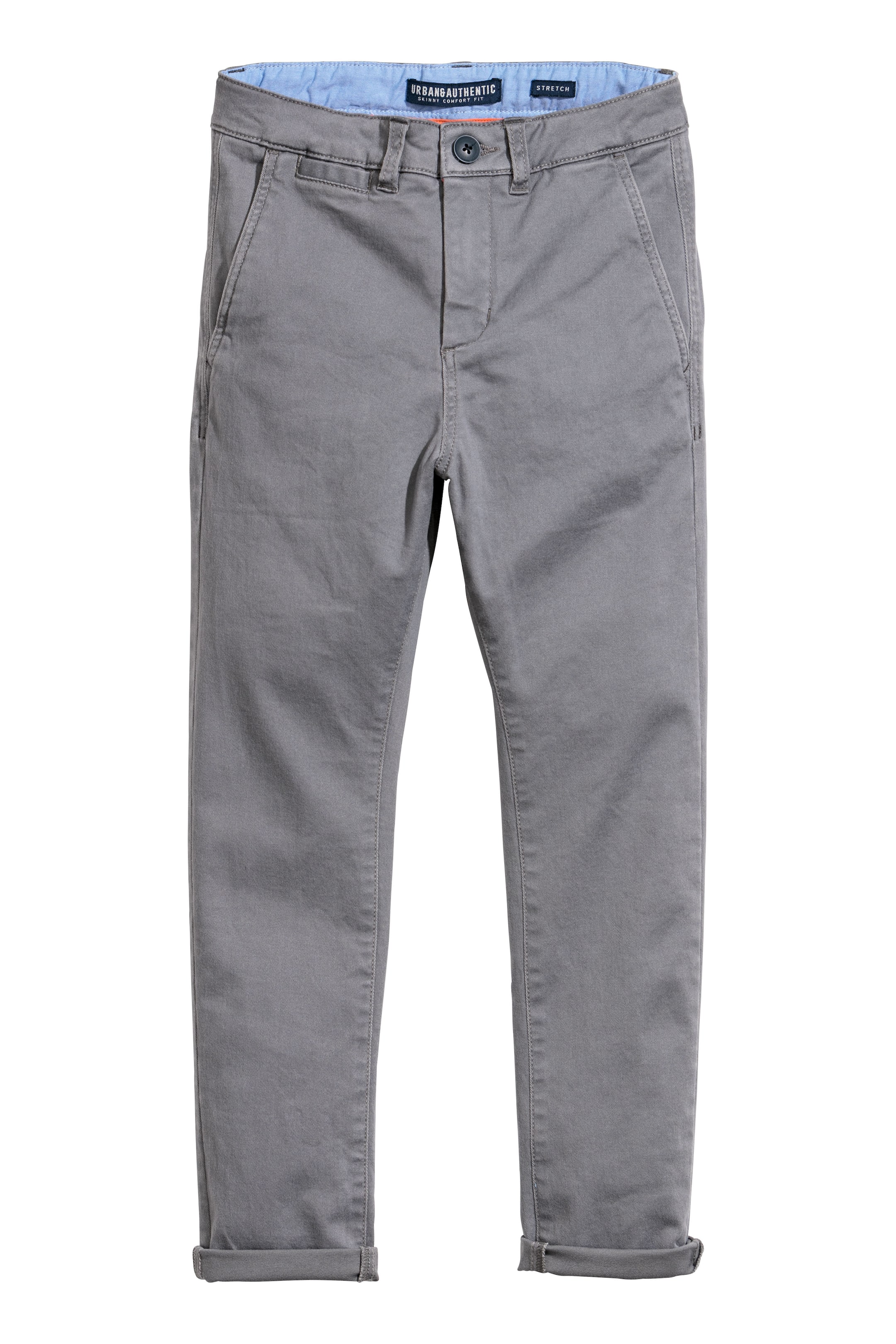View larger image: Slim Fit Chinos - Dark grey - Kids | H&M 1