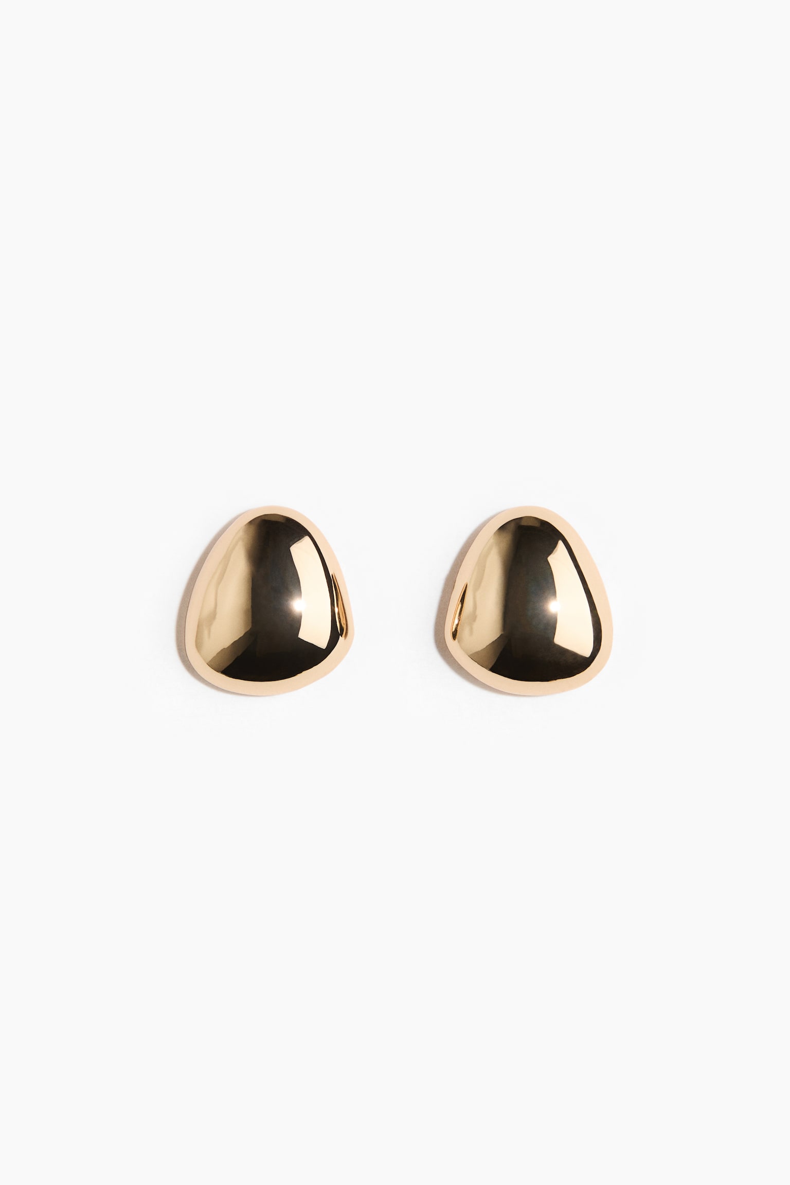 Stud earrings - Gold-coloured - 2