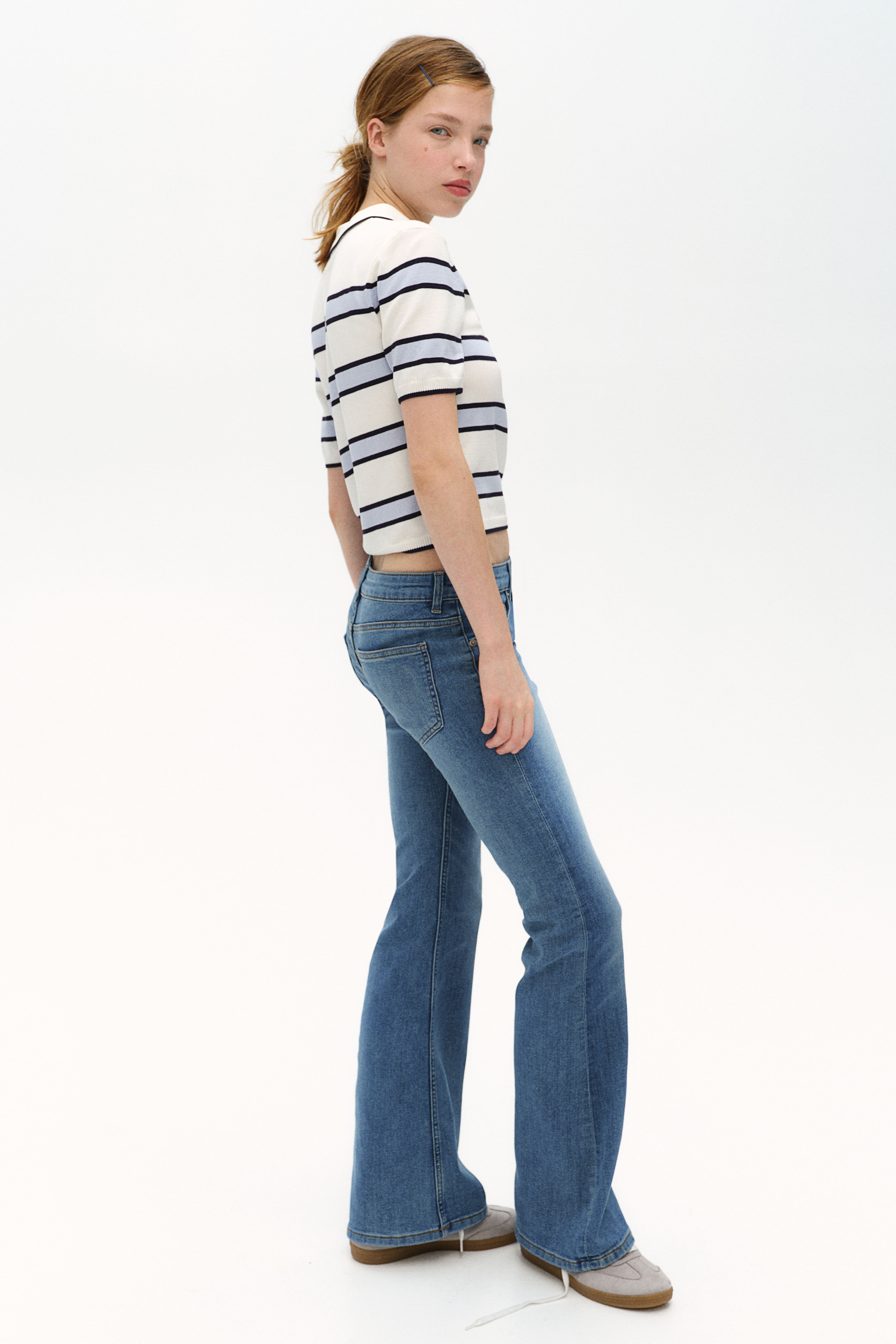 Flared Low Jeans