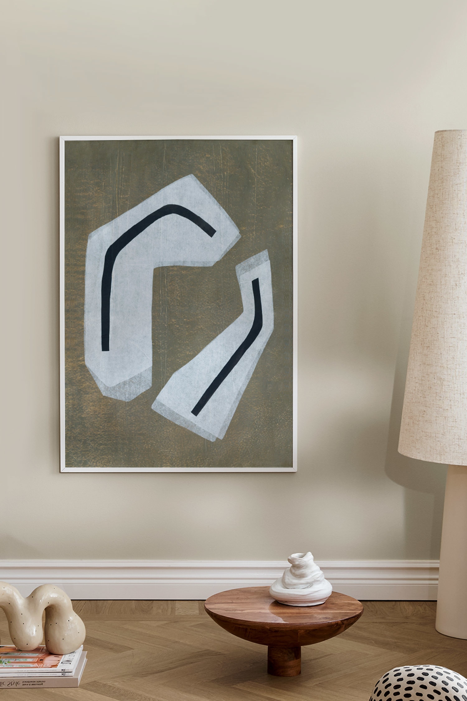 Split Form Juliste - Vihreä