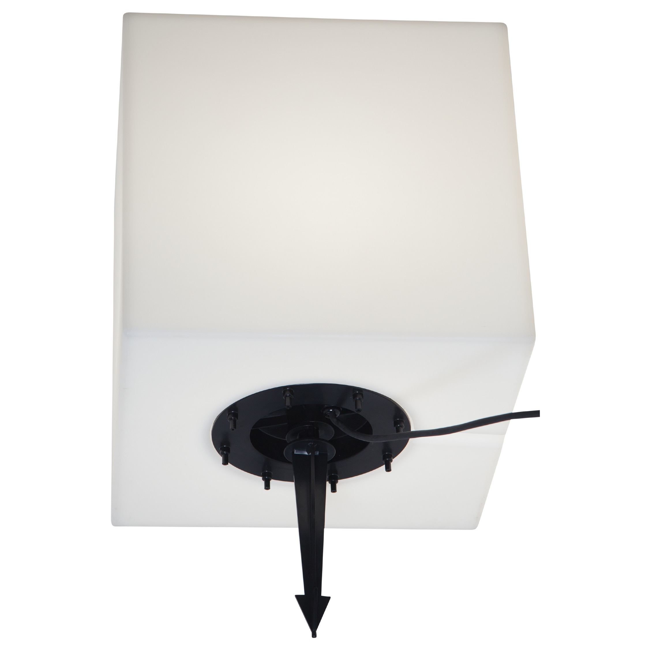 Outdoor-deko Square 38 cm Drinnen/draußen - Weiß