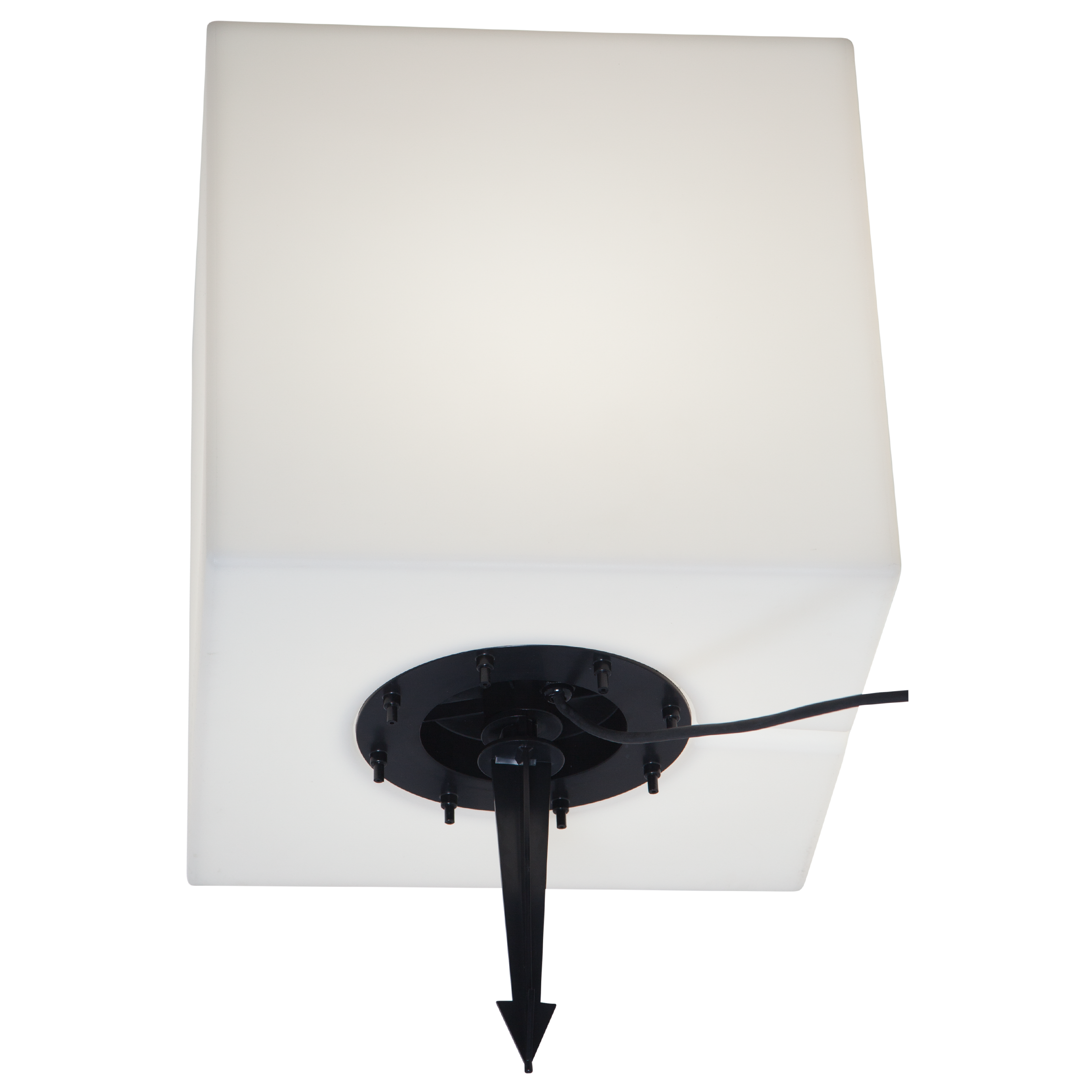 Udendørsdekoration Square 38 Cm Indendørs/udendørs - Hvid