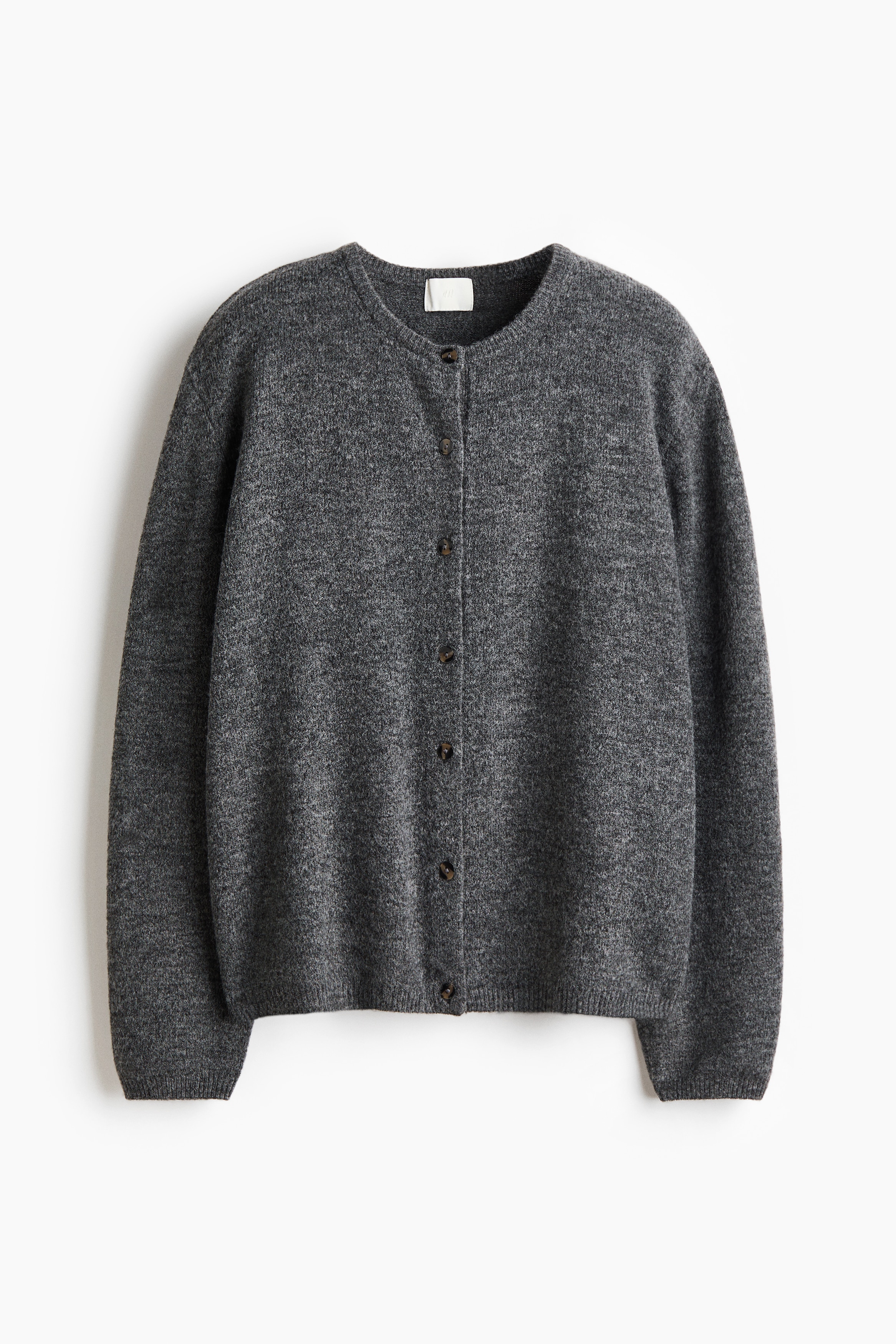 Loose-Fit Cardigan - Dark gray melange/Light yellow/Taupe melange/Beige melange/Dark gray melange/Black