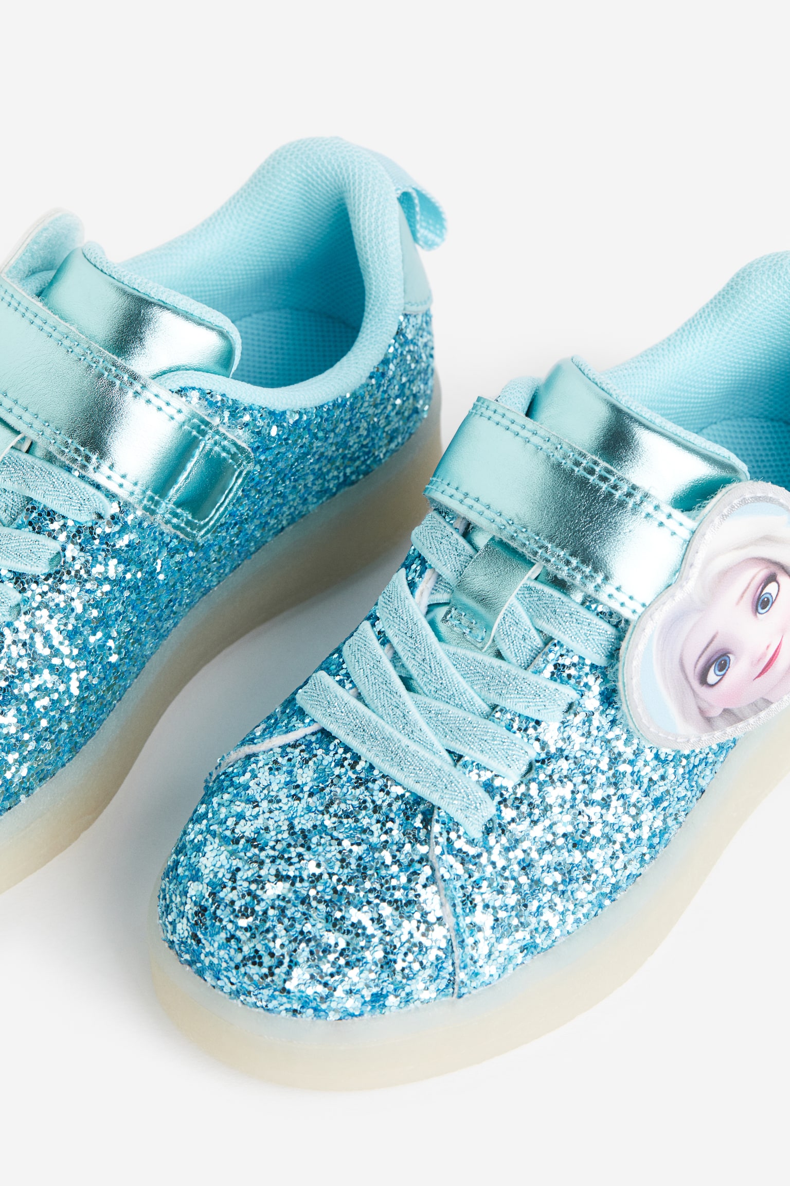 Flashing glitter trainers - Turquoise/Frozen/White/Frozen - 2