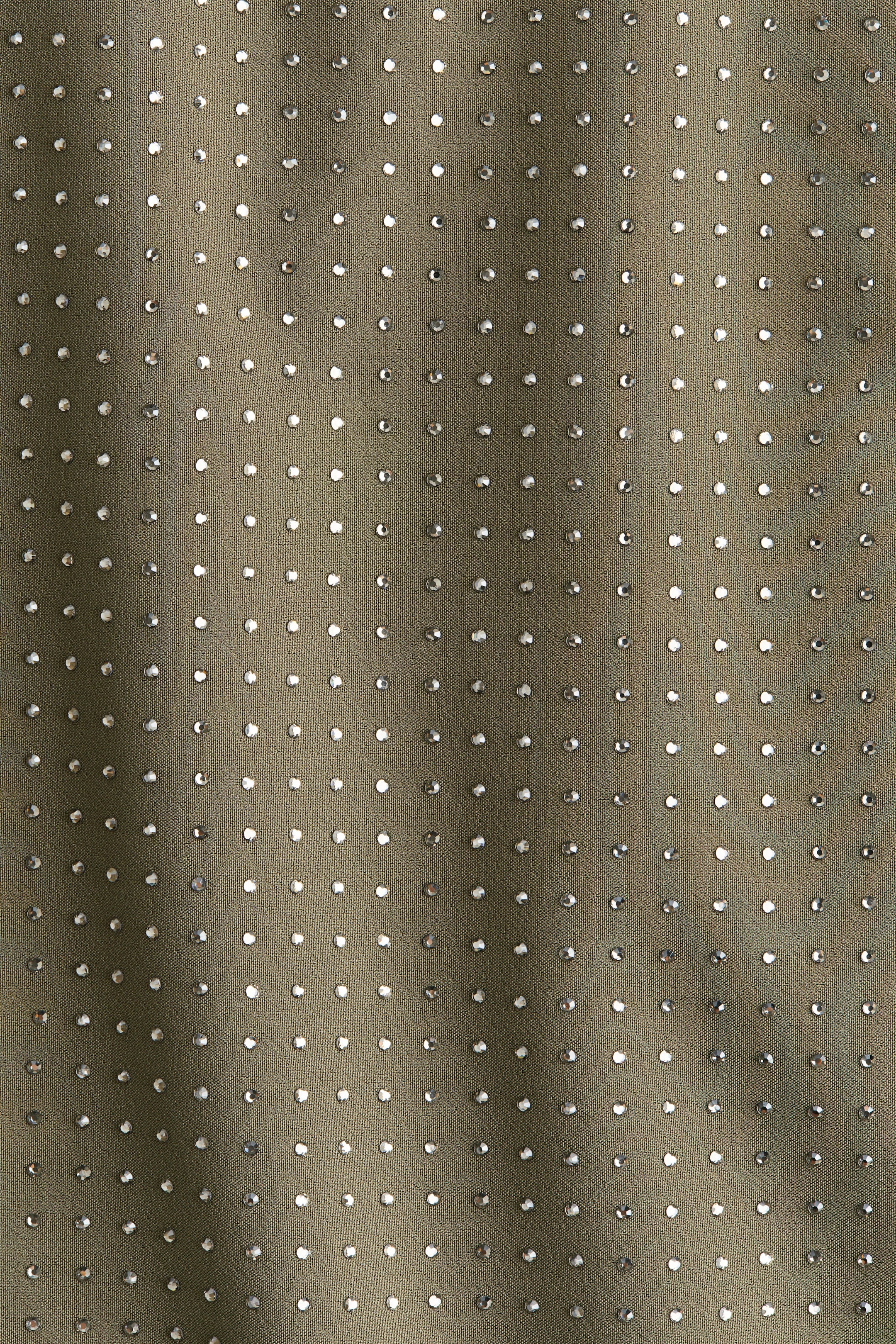 View larger image: Rhinestone Studded Mini Skirt - Khaki green - Ladies | H&M AU 2