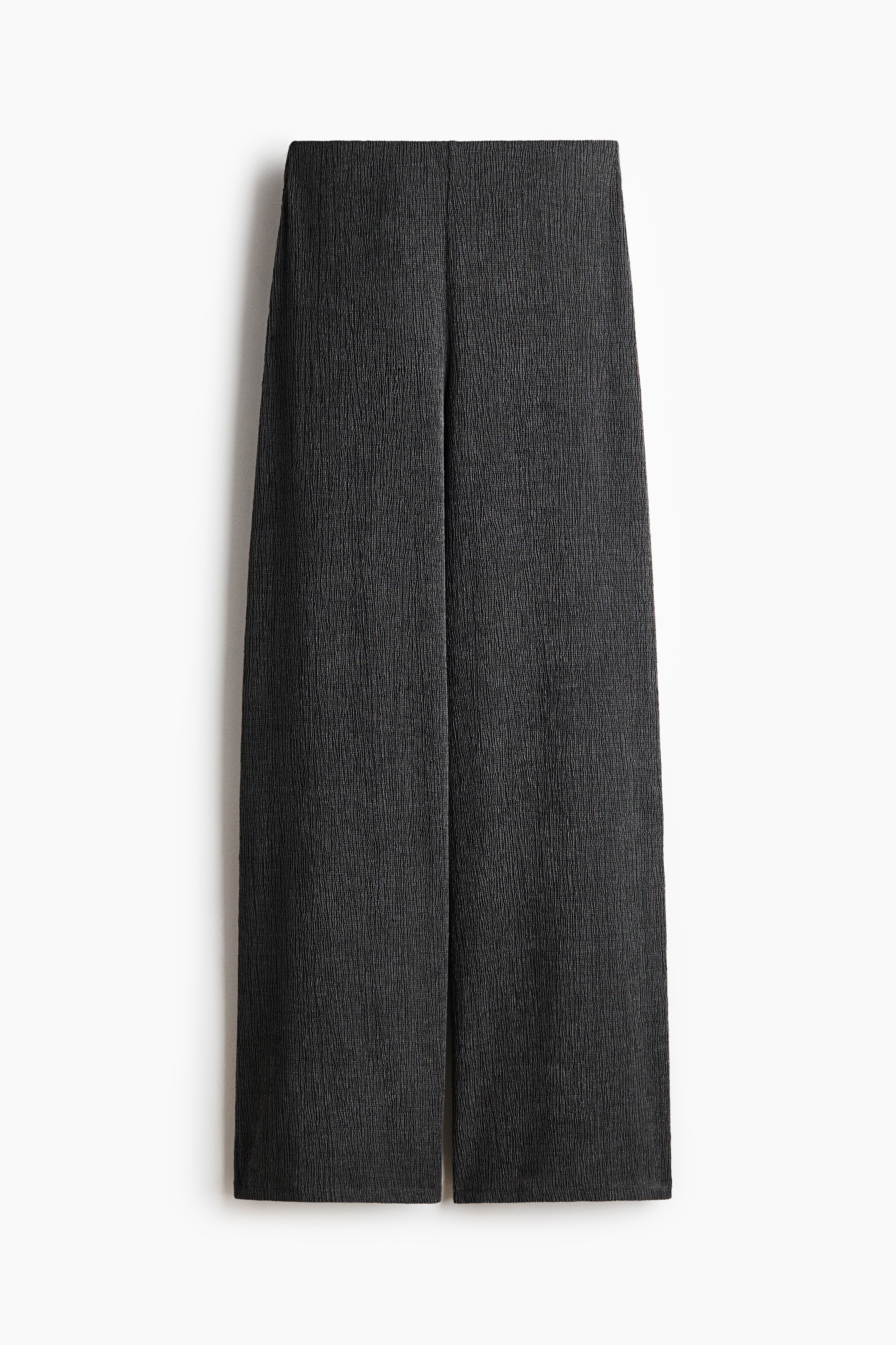 Crinkled Jersey Pants - Dark gray/Dark turquoise