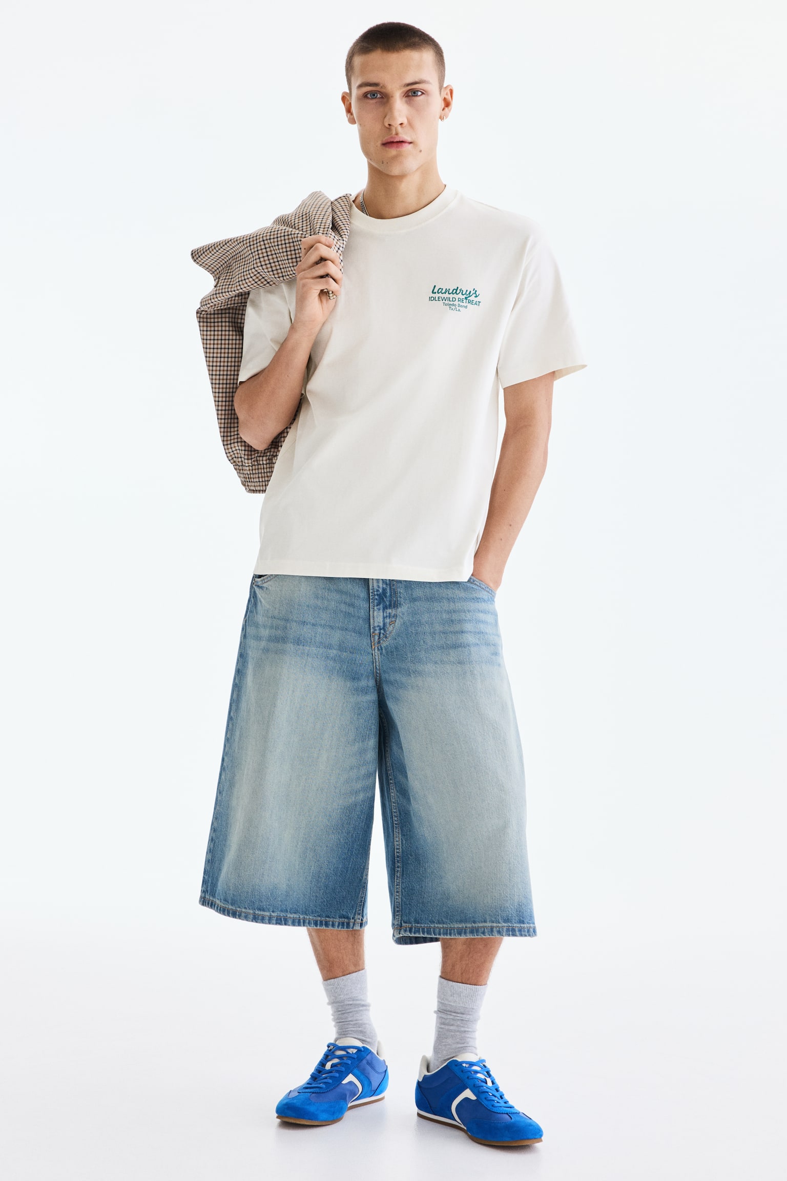 Loose Fit Printed T-shirt - White/Landry's/Black/Keep the wild/White/Flowever/Black/Campioni Del Mondo/White/Red Rock/Black/Brooklyn/Blue/San Diego/Khaki green/Adapt/Brown/Street hoops/Black/Trust yourself/Black/Phys. Ed. Class/Brown/Adapt/White/Next level ready/Turquoise/Emotional currents/Plum/Handle With Care/Navy blue/Not All Things Lost/Light blue/Wickford Hills - 1