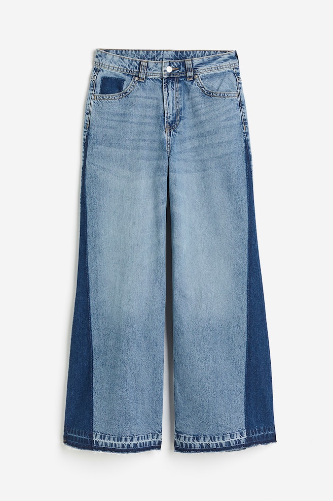Baggy Regular Jeans - Denimblå/Denimgrå - 2
