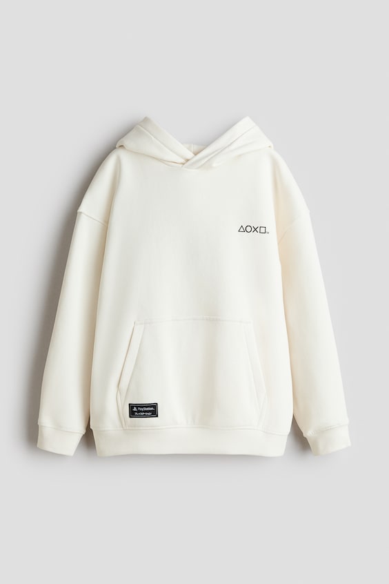 Детские худи H&M Brushed-Inside Printed