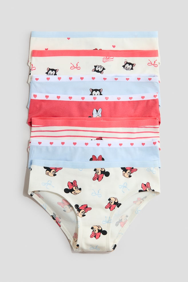 7-pack cotton briefs - Coral red/Minnie Mouse/Light Pink/Lilo&Stitch/Light pink/Disney Princesses/Dark grey/Disney - 1