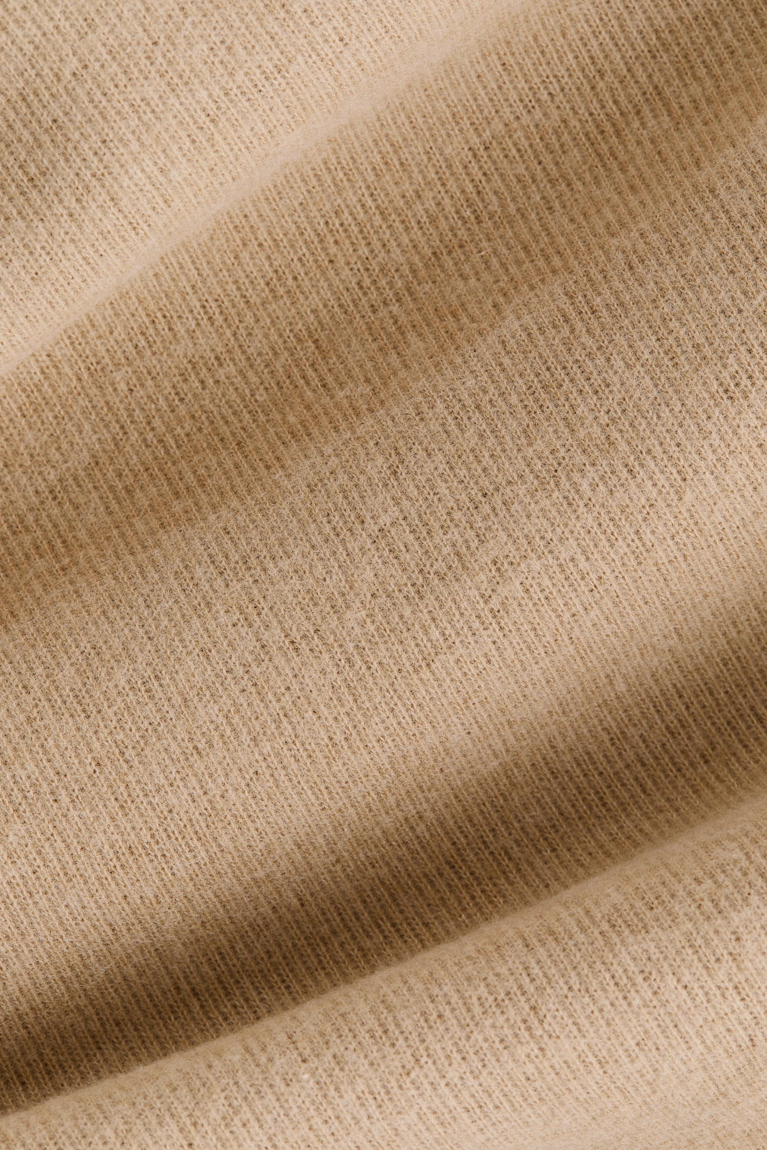 Top à effet drapé - Beige/Gris foncé chiné - 2