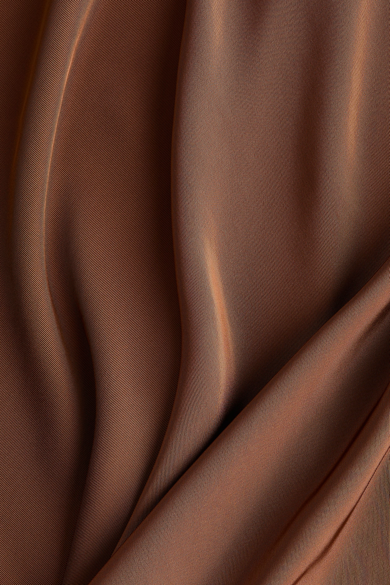 Cap-Sleeved Satin Dress - image 2