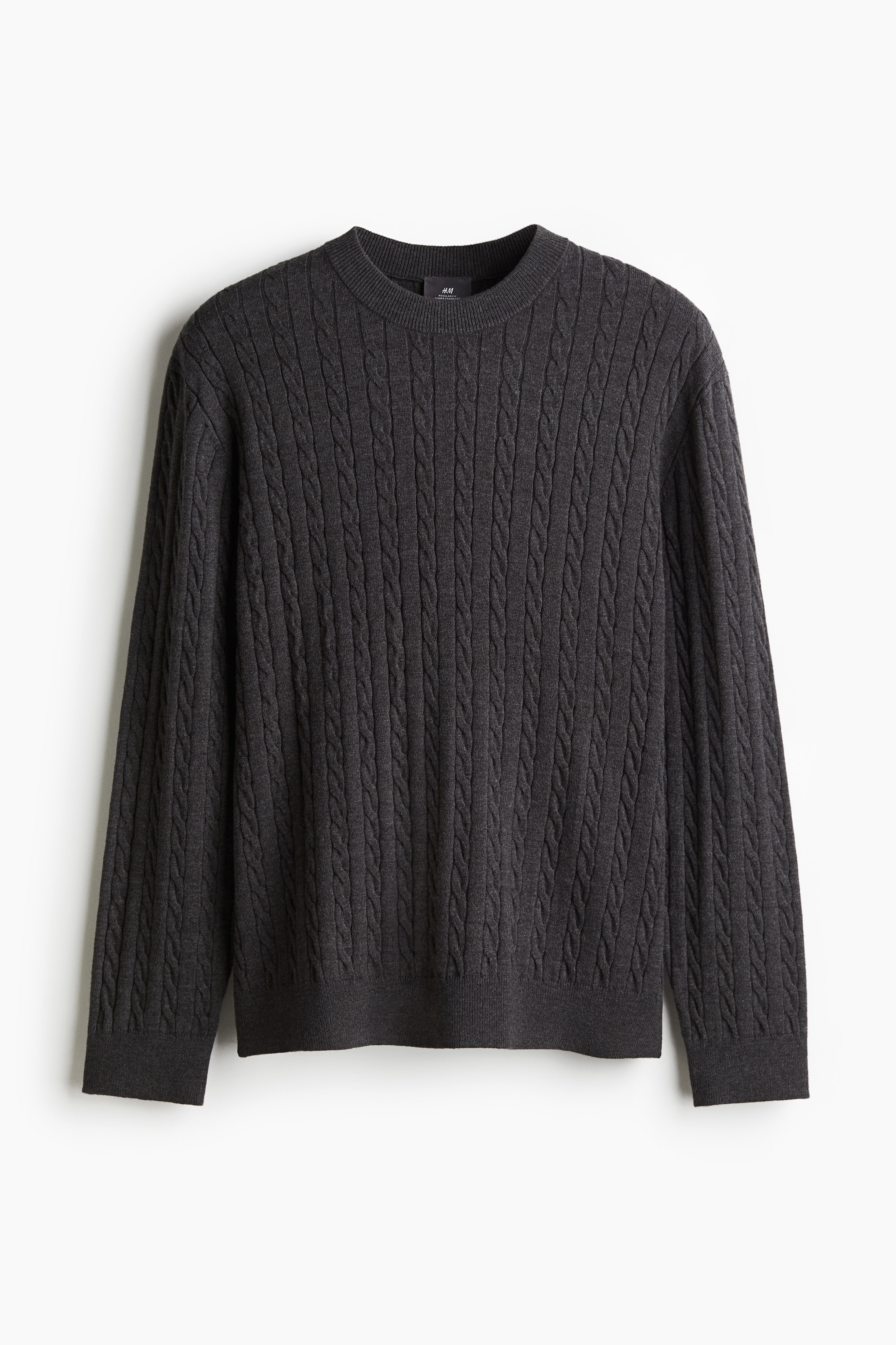 Regular Fit Cable-knit jumper