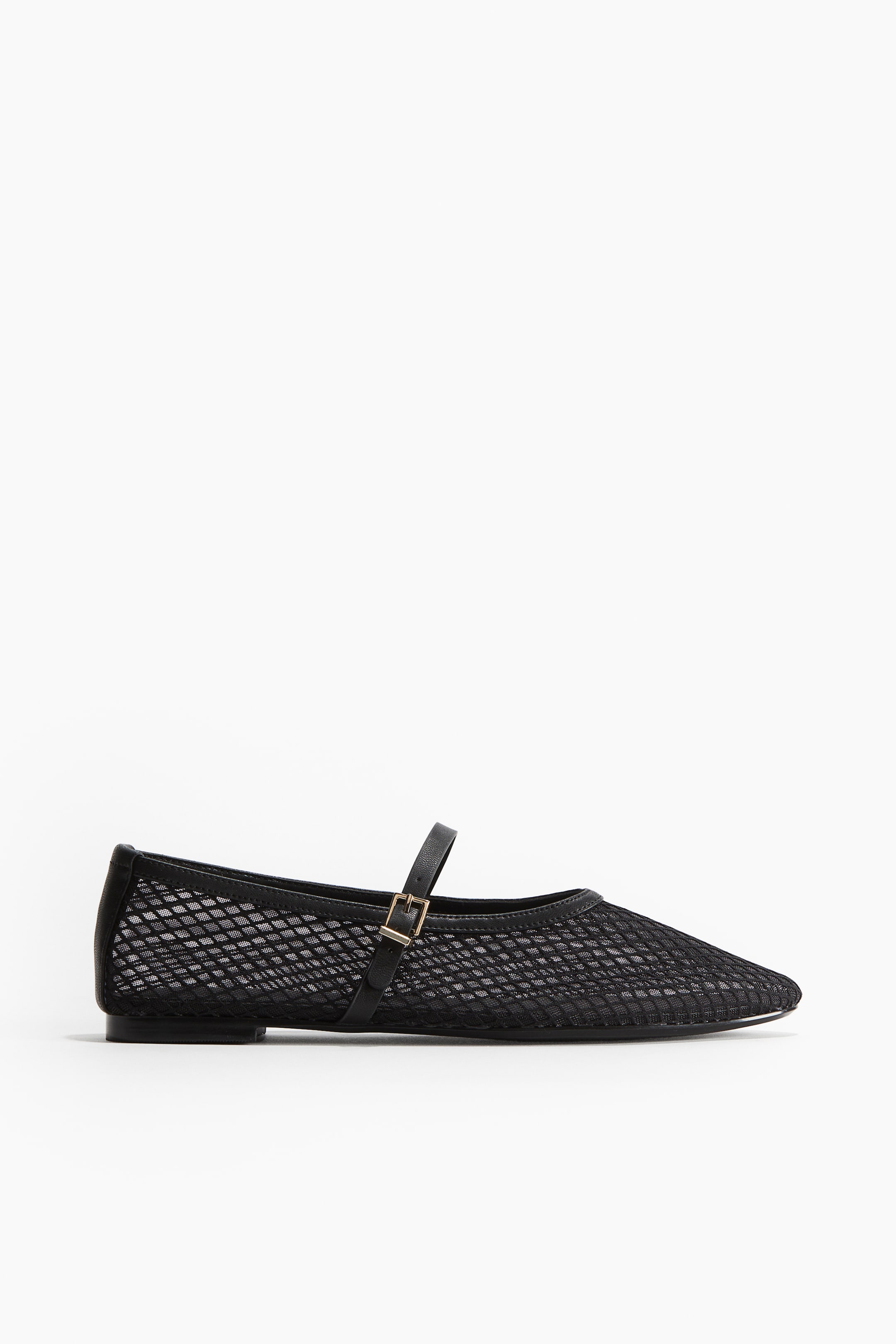 Mesh ballet pumps - Black - Ladies | H&M GB