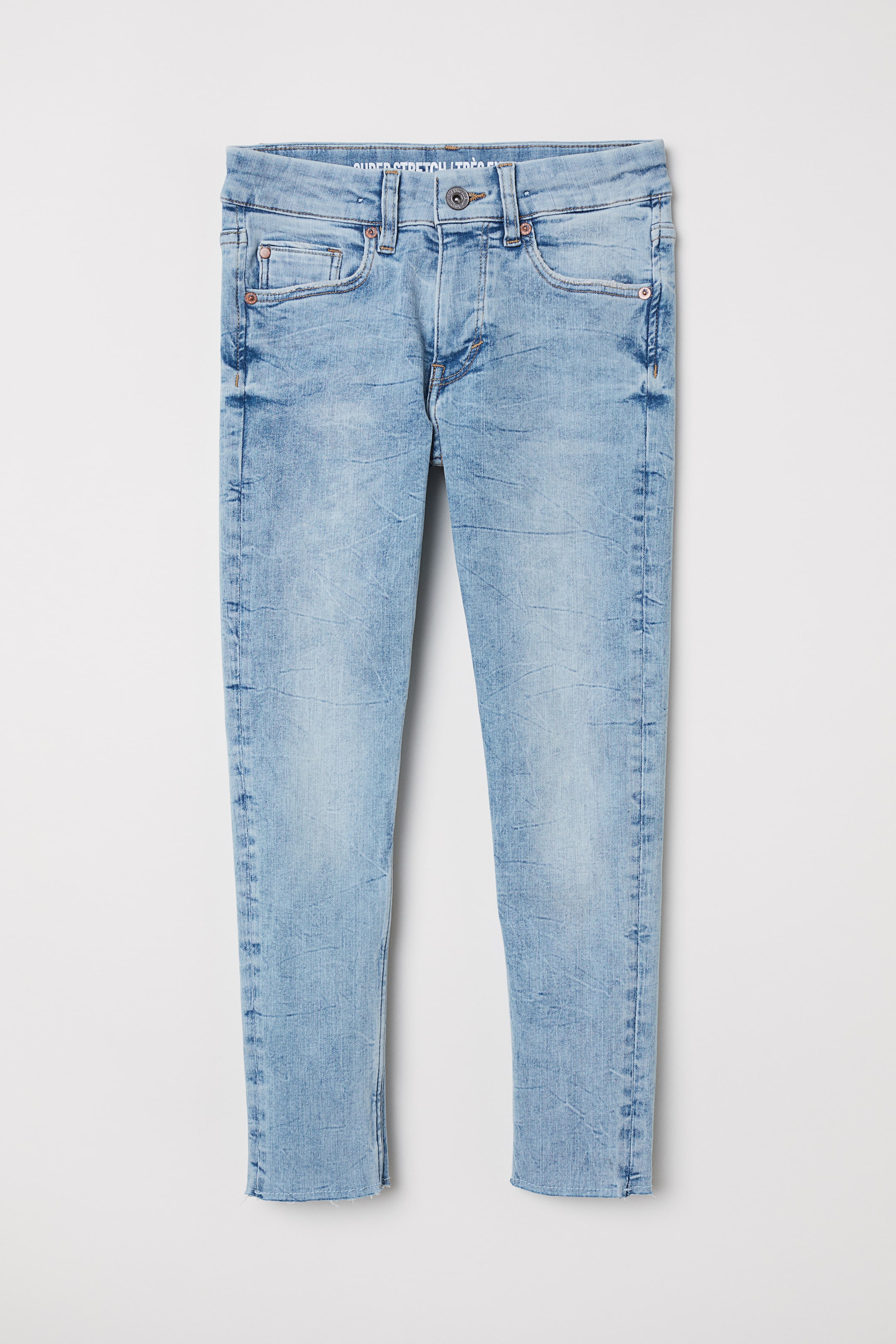 Superstretch Skinny Fit Jeans Light denim blue Kids H&M