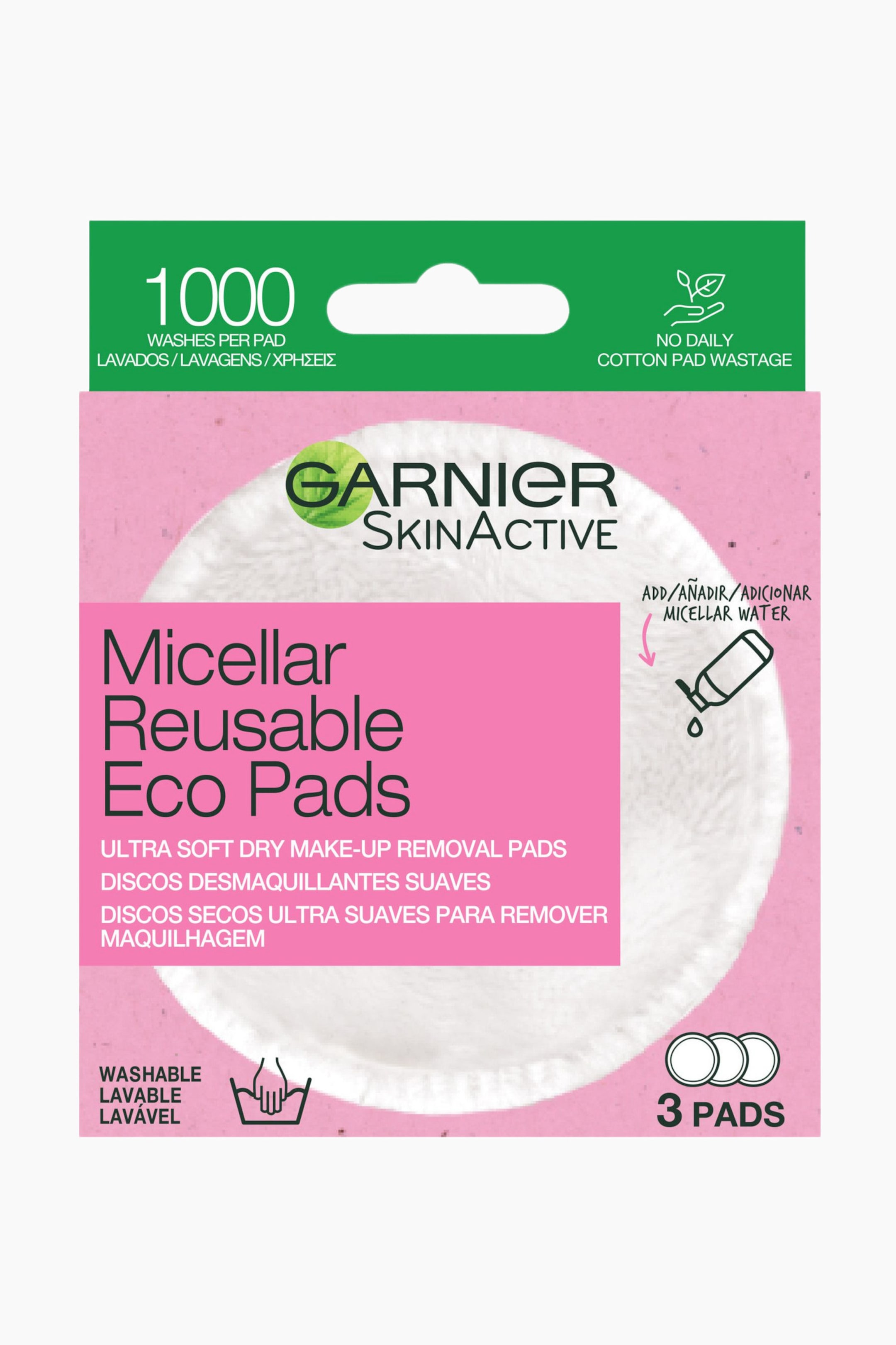 Vis større bilde: Micellar Reusable Eco Pads - All Skin Types - Garnier - Beauty all | H&M NO 1
