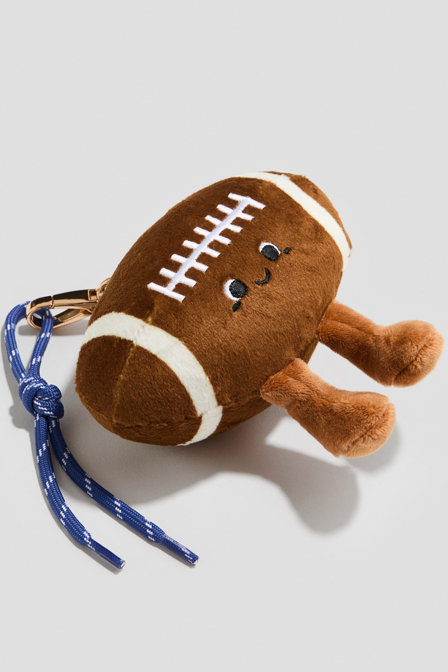 Soft toy bag charm - Brown/American football/Pink/Heart/Light green/Dinosaur/Beige/Teddy Bear/White/Baseball/Light pink/Apple - 2