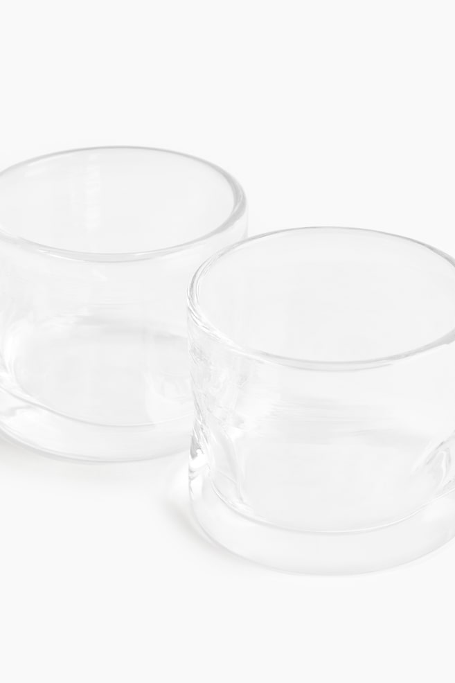 2-Pack Low Tumbler Glasses - Transparent - 3