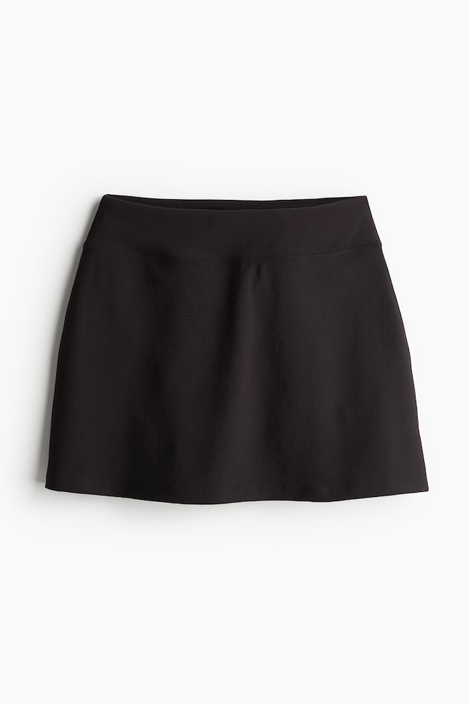 Tennis mini skirt in DryMove™ - Black - 1