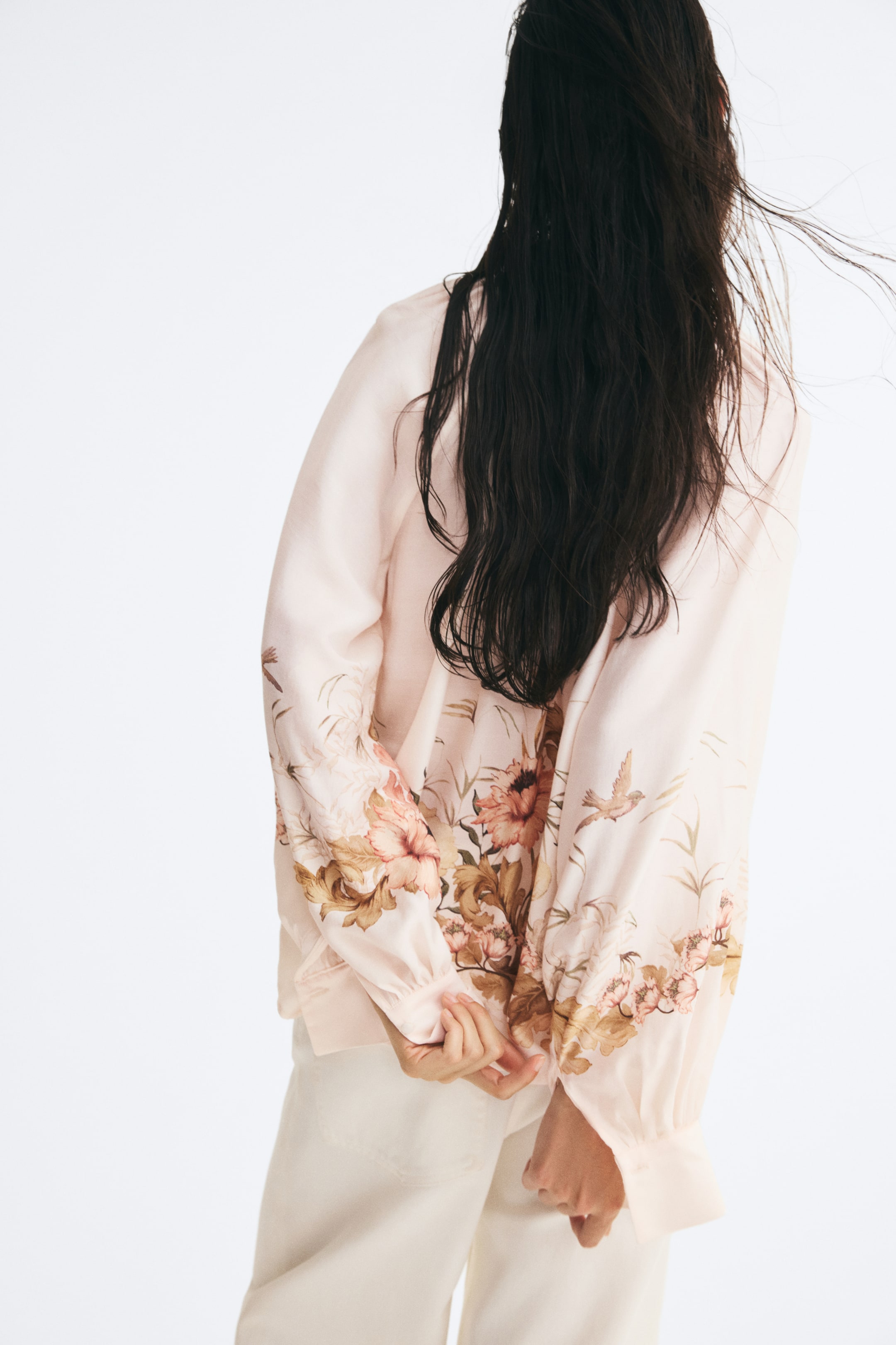 Button-Front Blouse