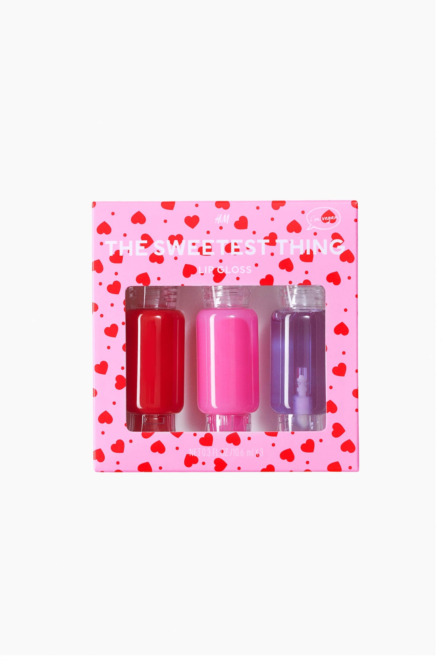 Pack de 3 glosses de lábios - Vermelho - 1