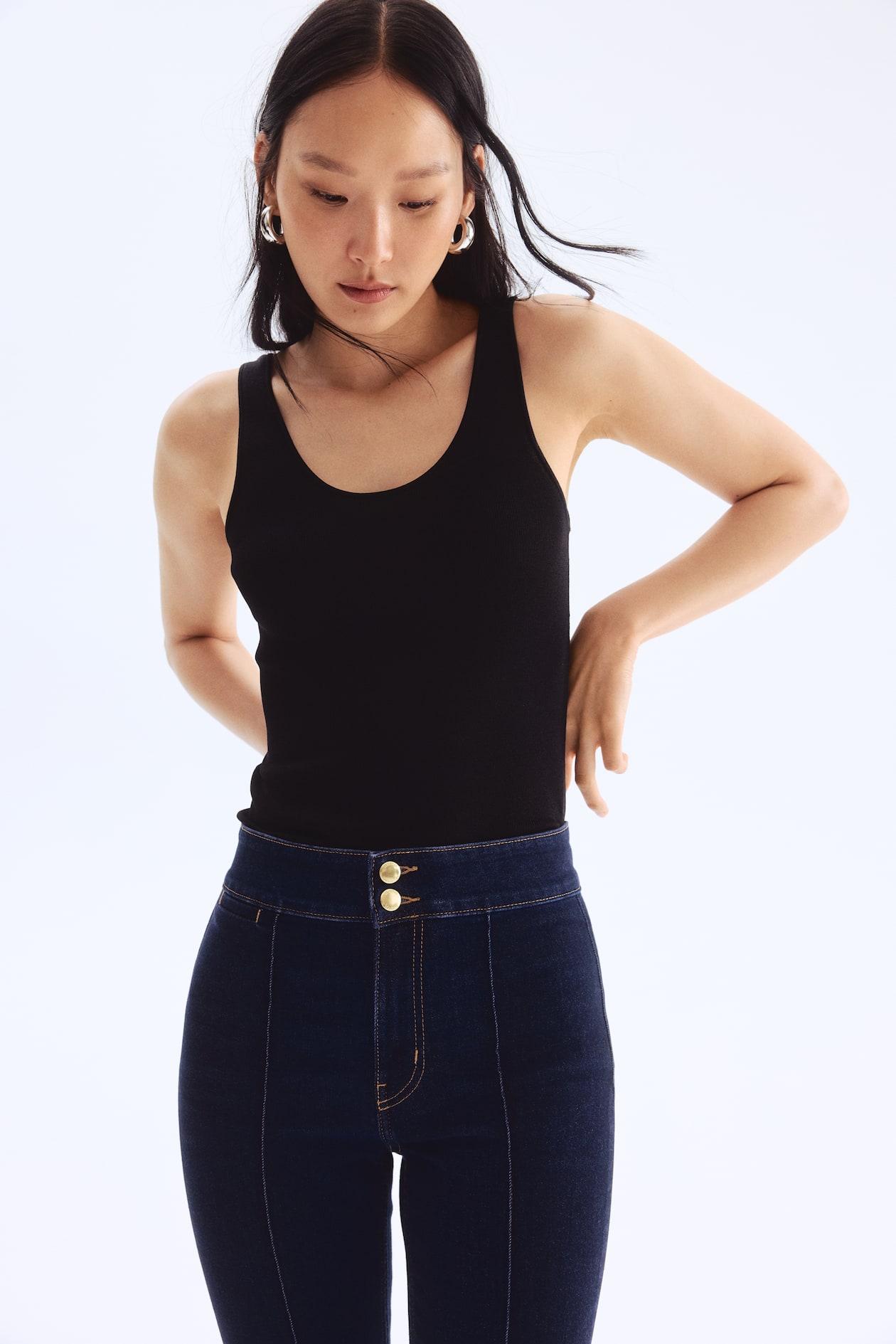 Skinny High Capri Jeans - image 2