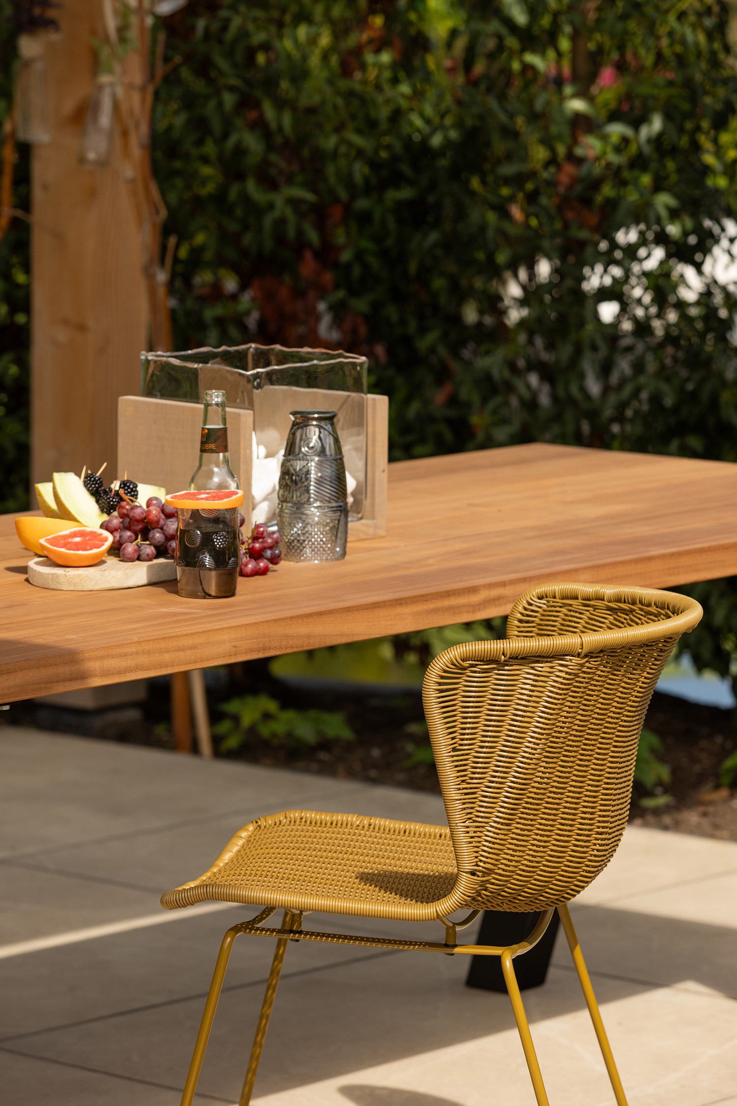 Chaises De Jardin Wings - Lot De 2 - Jaune/Beige/Naturel