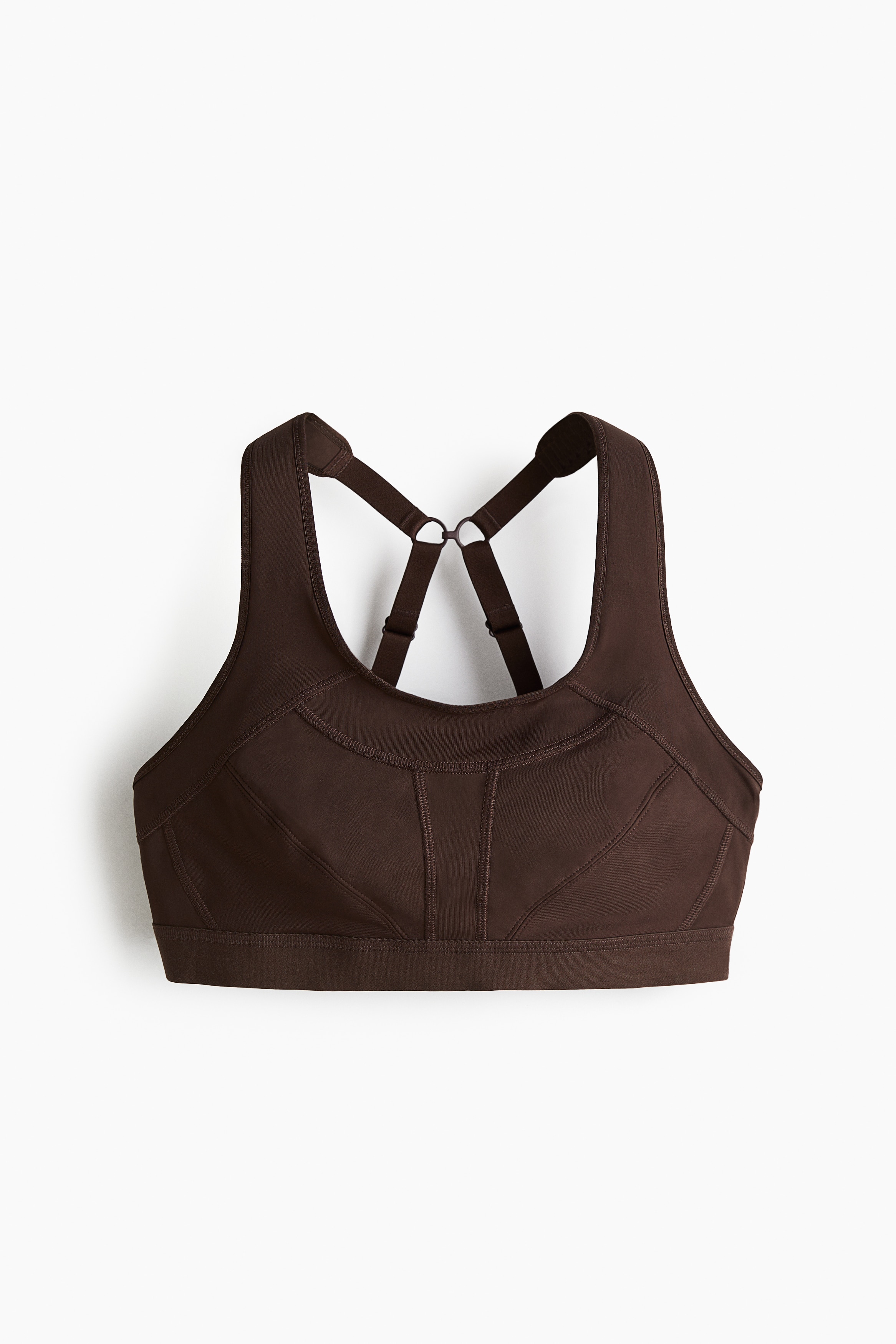 H & M - Sport-BH mit DryMove High Support - Braun - Sportswear