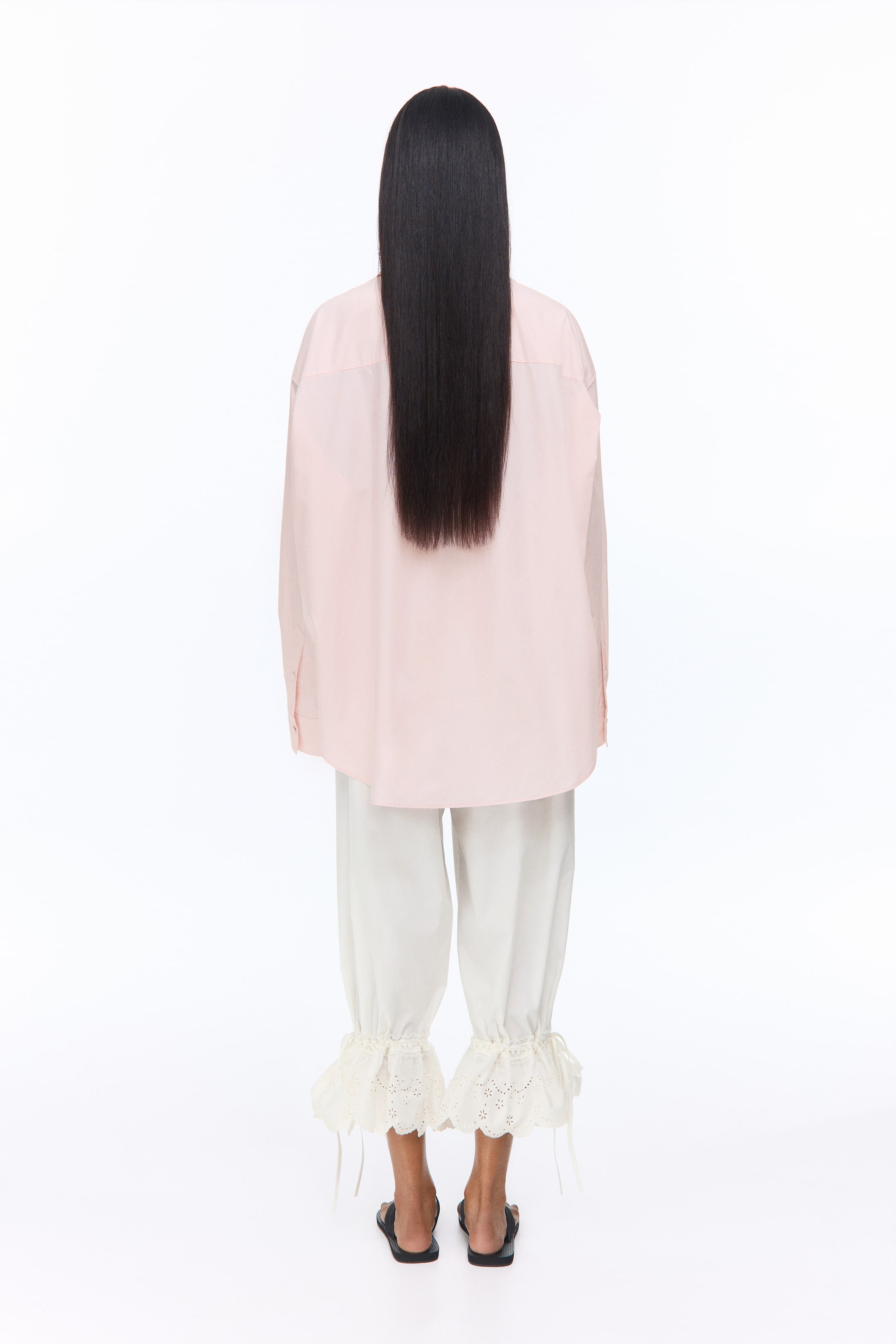 Bib-Front Poplin Shirt