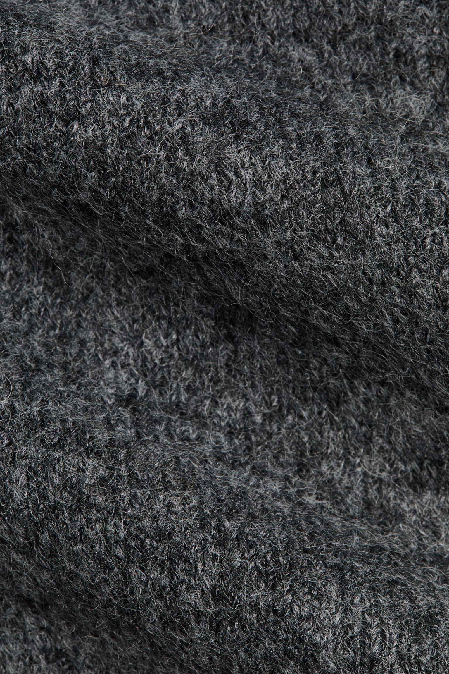 Fine-knit T-shirt - Dark grey marl/Light mole marl/Beige marl/Light yellow - 3