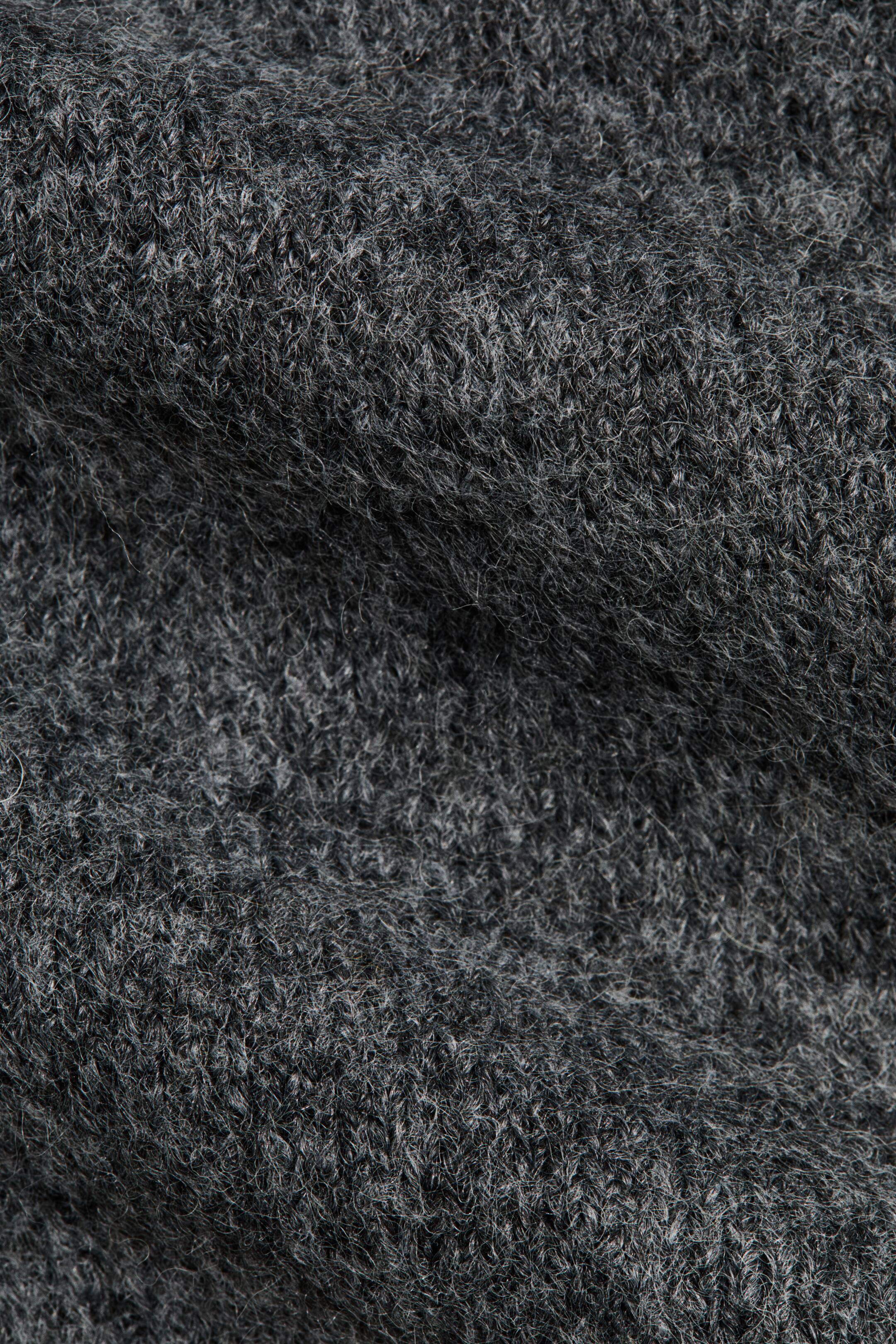 View larger image: Fine-knit T-shirt - Dark grey marl - Ladies | H&M IN 2