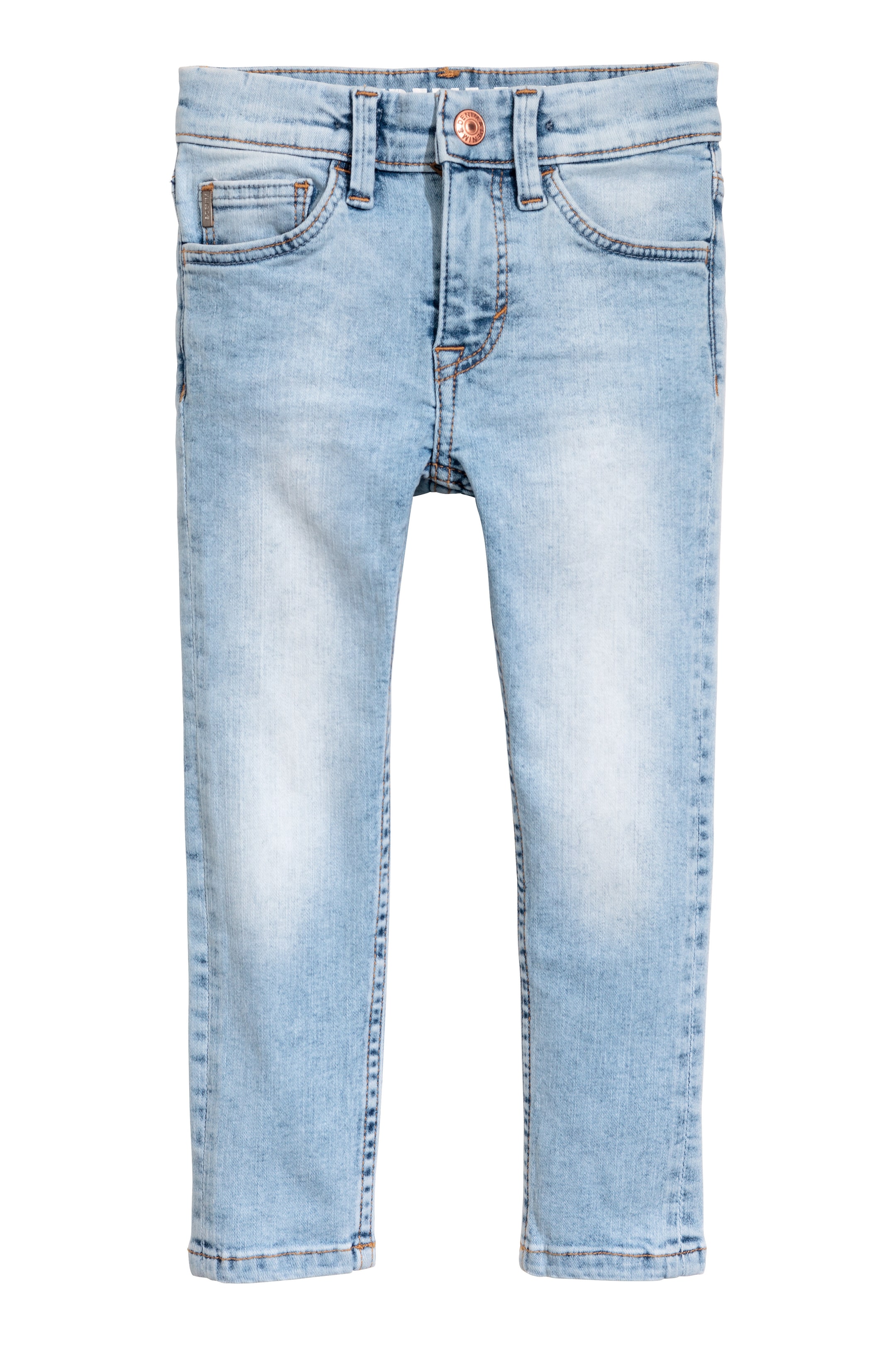 View larger image: Superstretch Skinny fit Jeans - Light denim blue - Kids | H&M GB 1