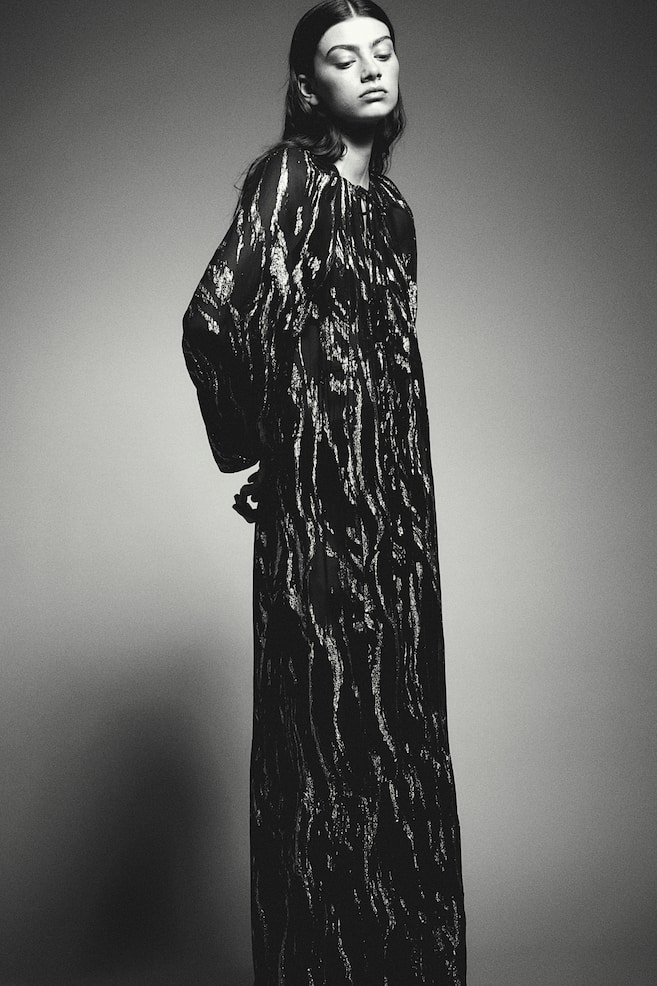 Patterned maxi dress - Black/Patterned - 4