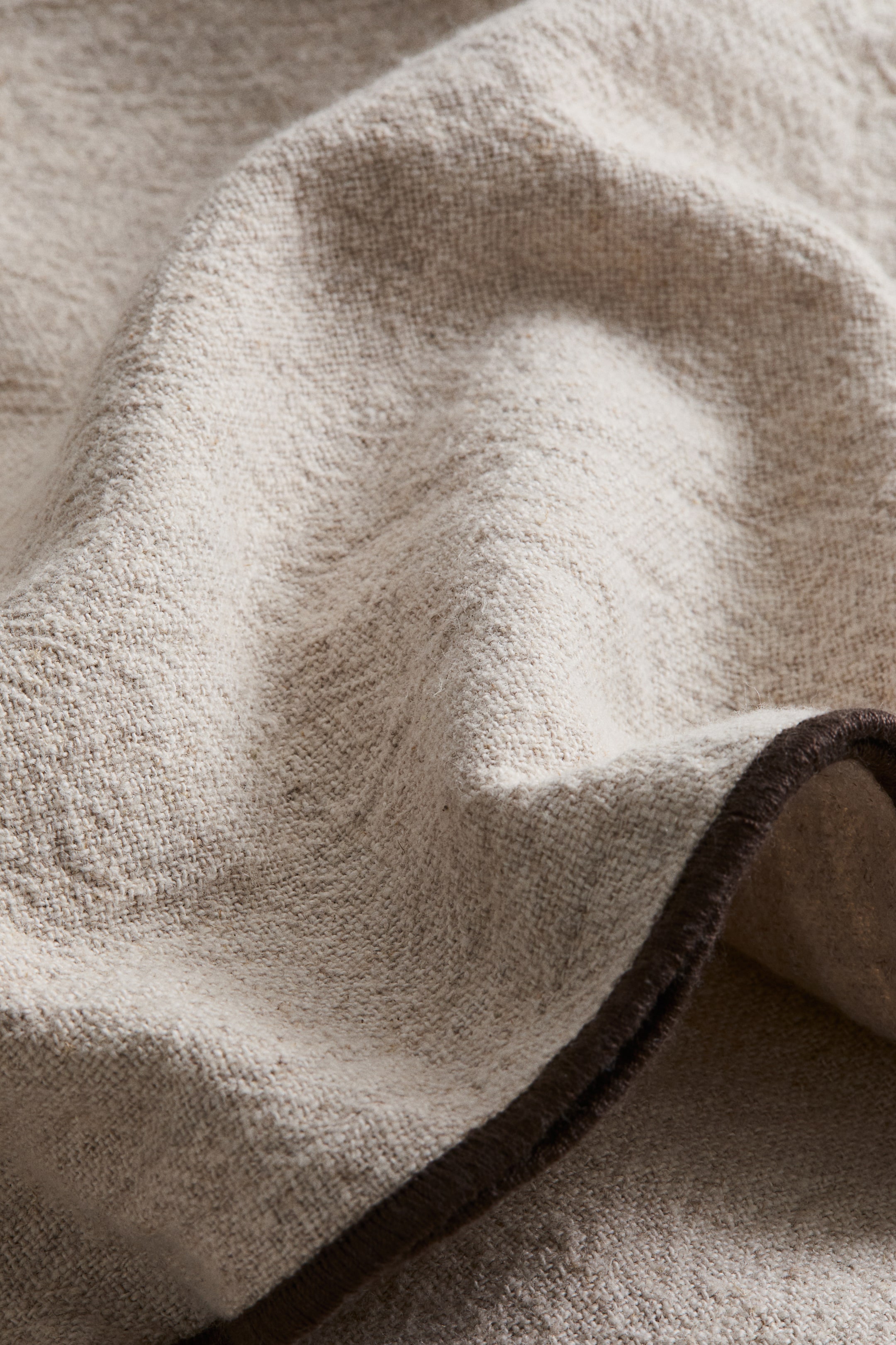 Linen-Blend Cushion Cover